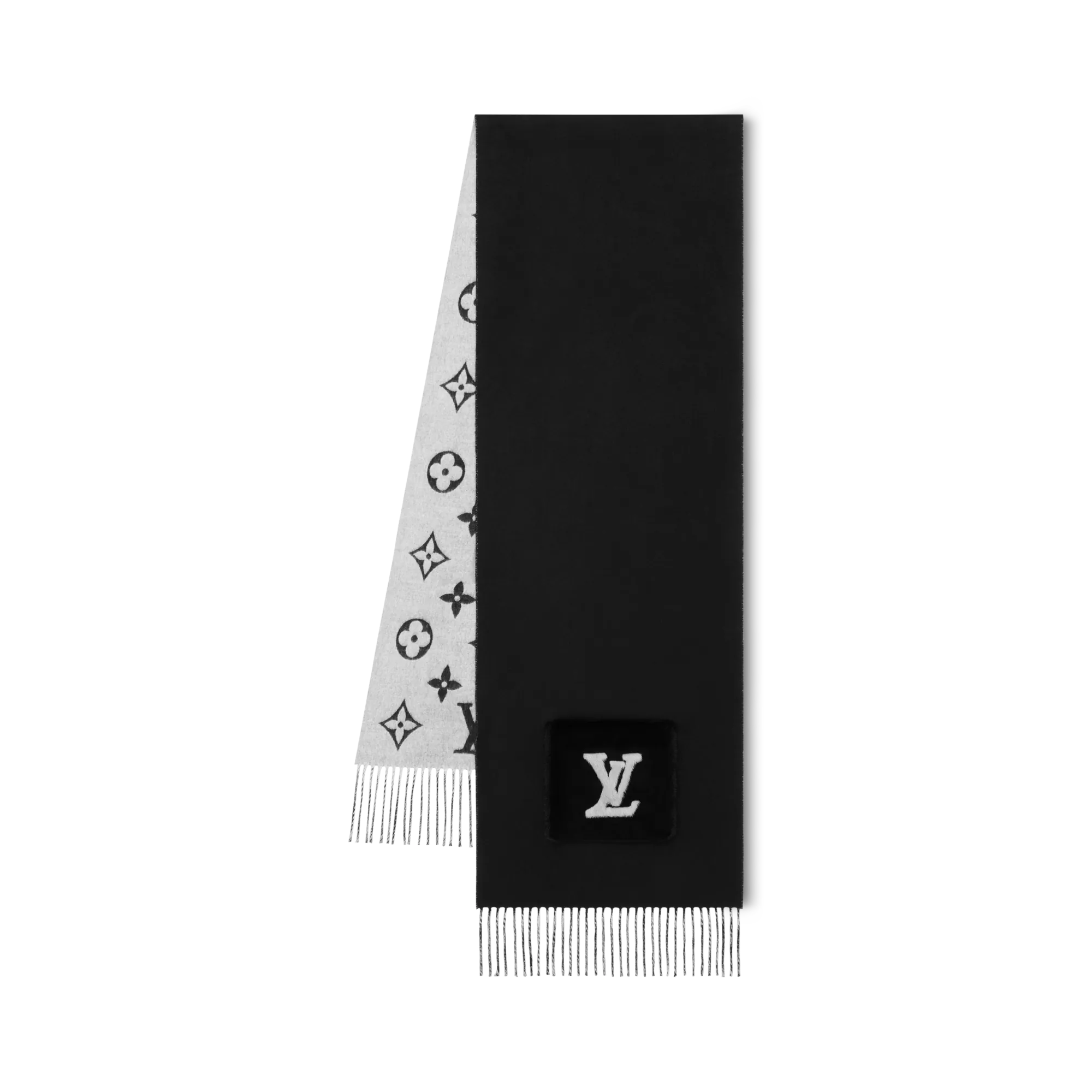 Louis Vuitton LV Blizzard Scarf Mink - Women - Accessories M97230 Black