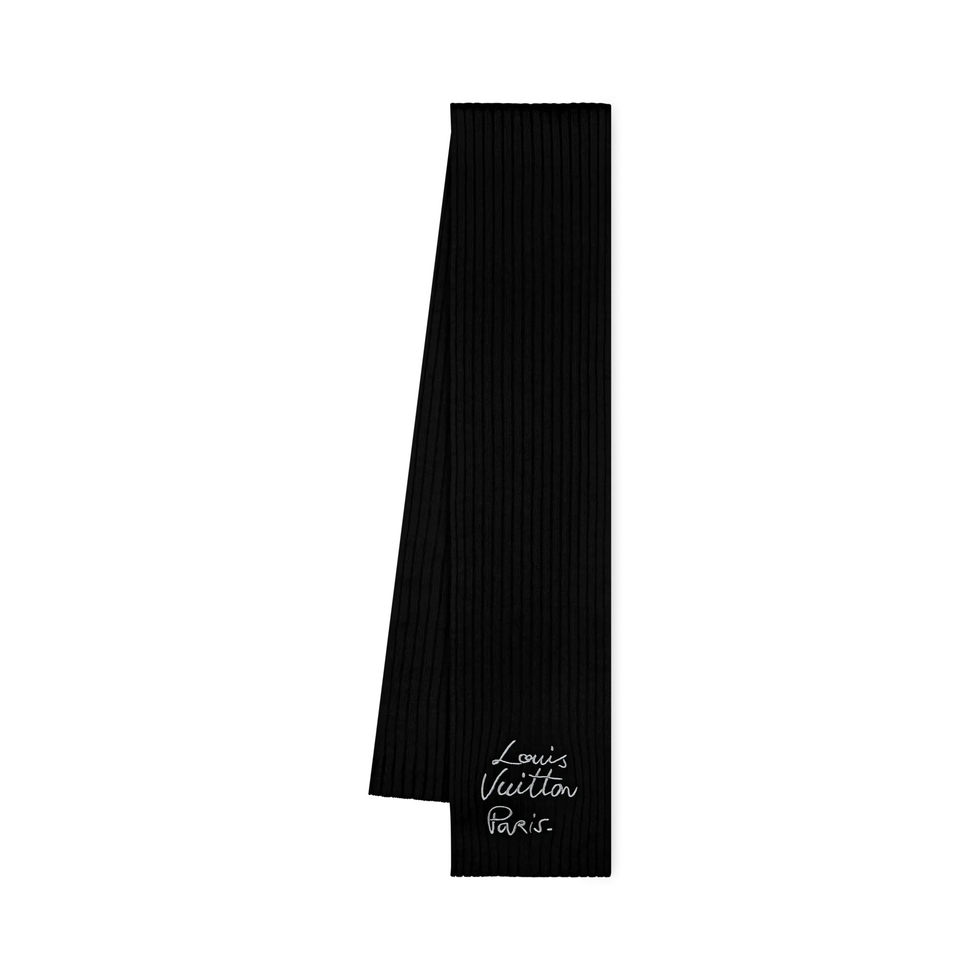 Louis Vuitton LV Script Scarf Mohair - Women - Accessories M97577 Black