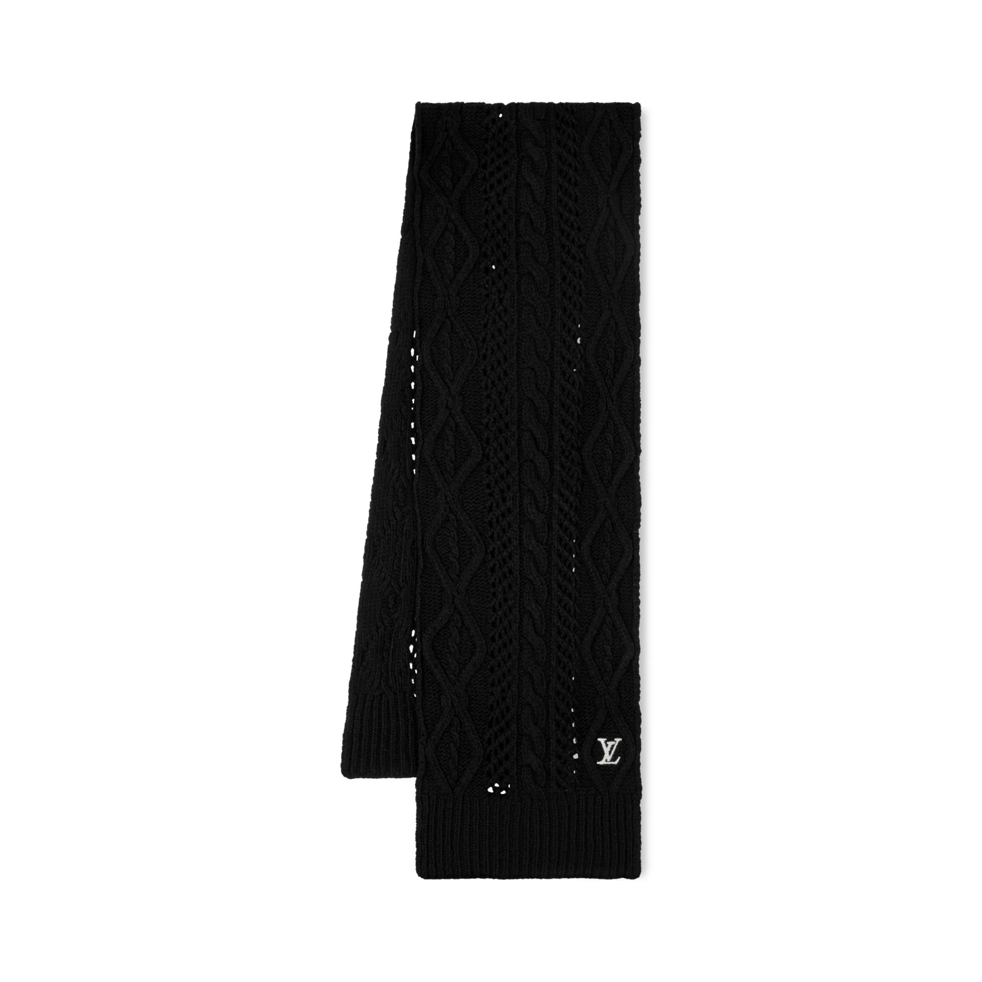 Louis Vuitton LV Holiday Scarf Cashmere - Women - Accessories M97723 Black