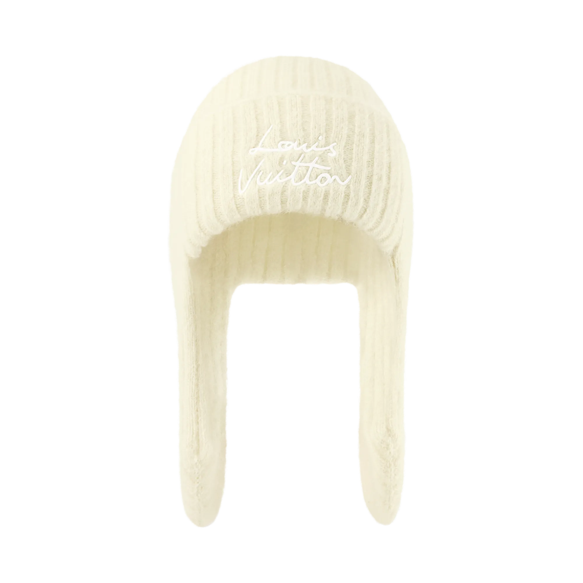 Louis Vuitton LV Script Beanie Mohair - Women - Accessories M97735 Beige