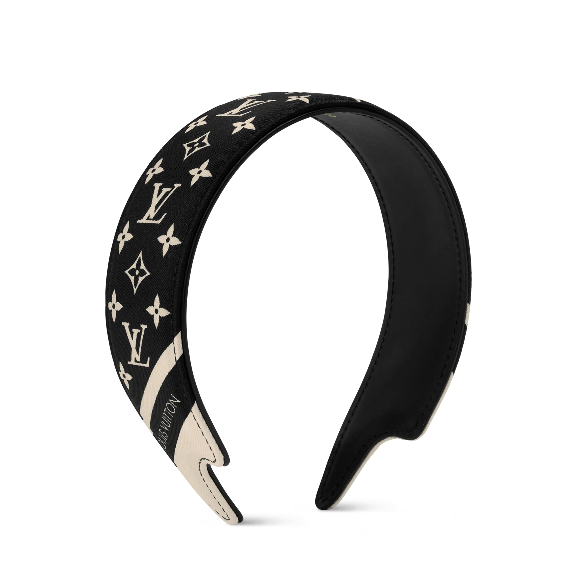Louis Vuitton LV Outline Silk Headband Silk - Women - Accessories M97813 Black