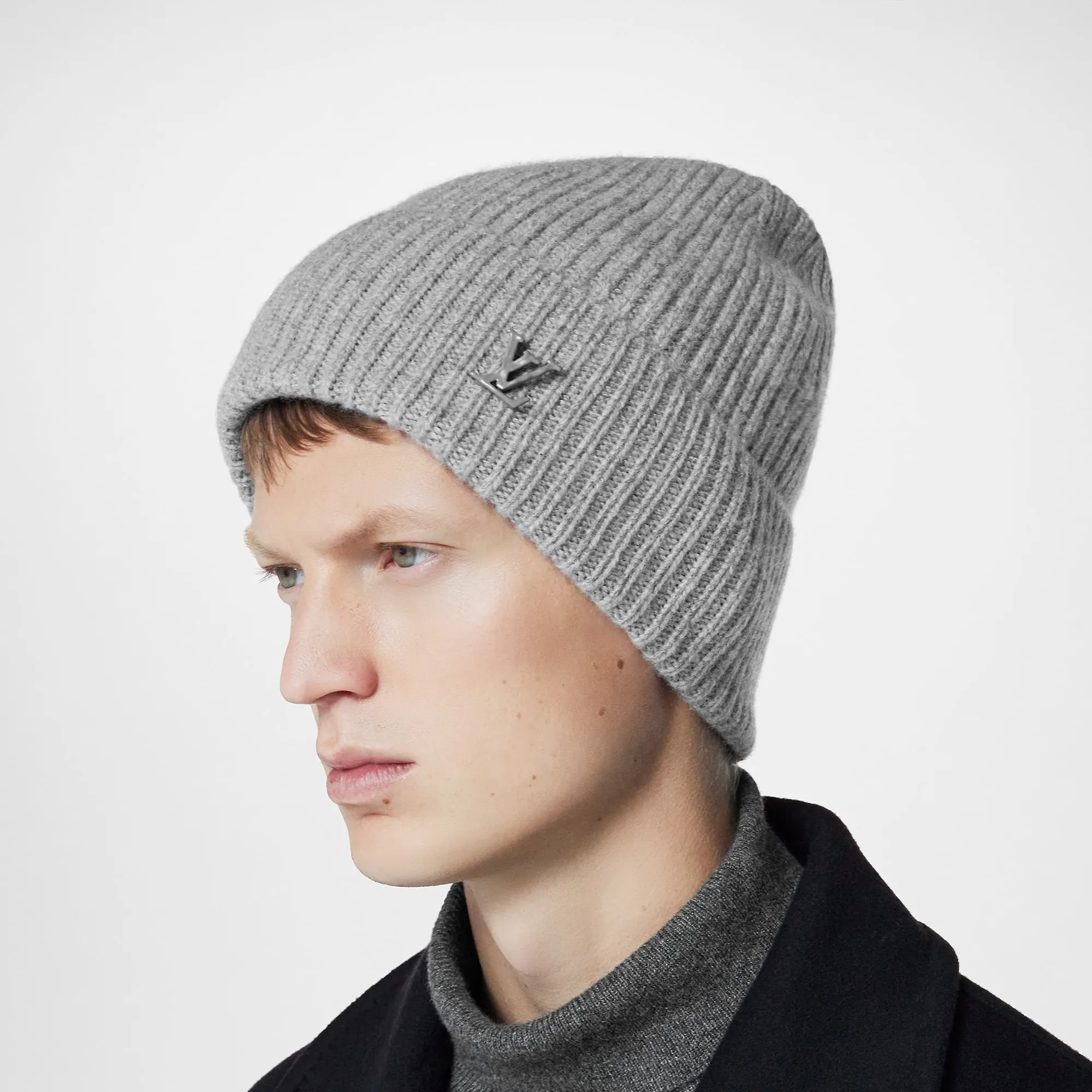 Louis Vuitton LV Ahead Beanie S00 - Men - Accessories MP3248 Grey