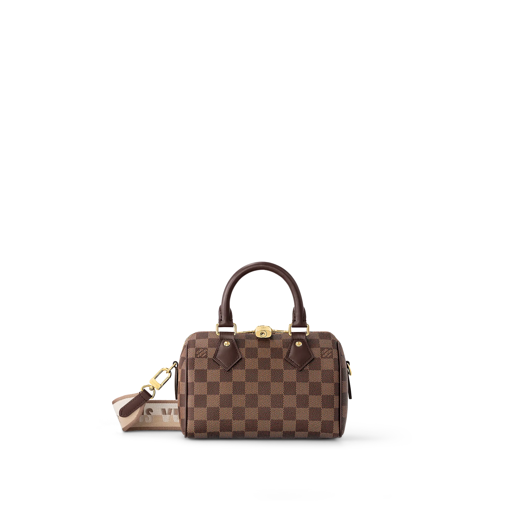 Louis Vuitton Speedy Bandoulière 20 Damier Ebene - Women - Handbags N40489 Louis Vuitton Speedy Bandoulière 20 Damier Ebene - Women - Handbags N40489