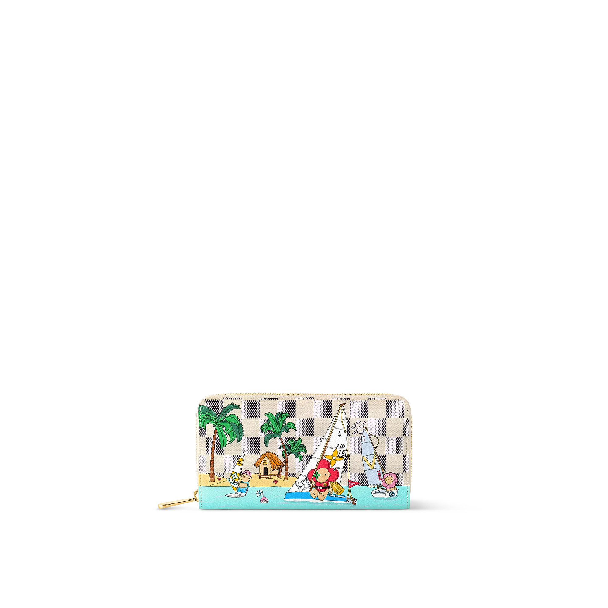 Louis Vuitton Zippy Wallet Damier Azur - Women - Small Leather Goods N40507