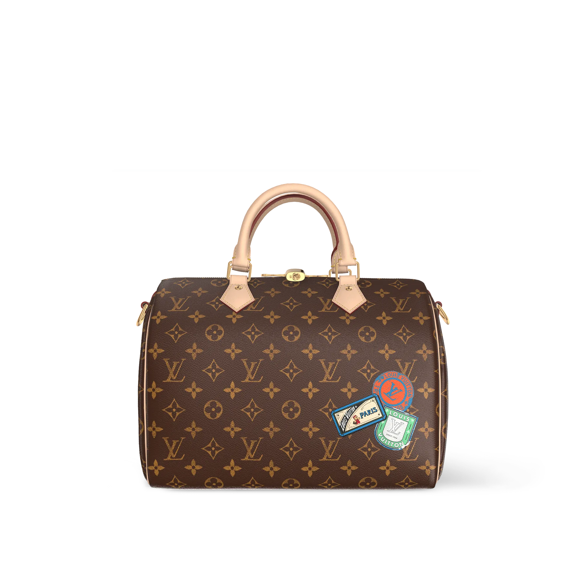Louis Vuitton Speedy Bandoulière 30 Mon Monogram Coated Canvas - Services - Personalization P01920 Personnalisable