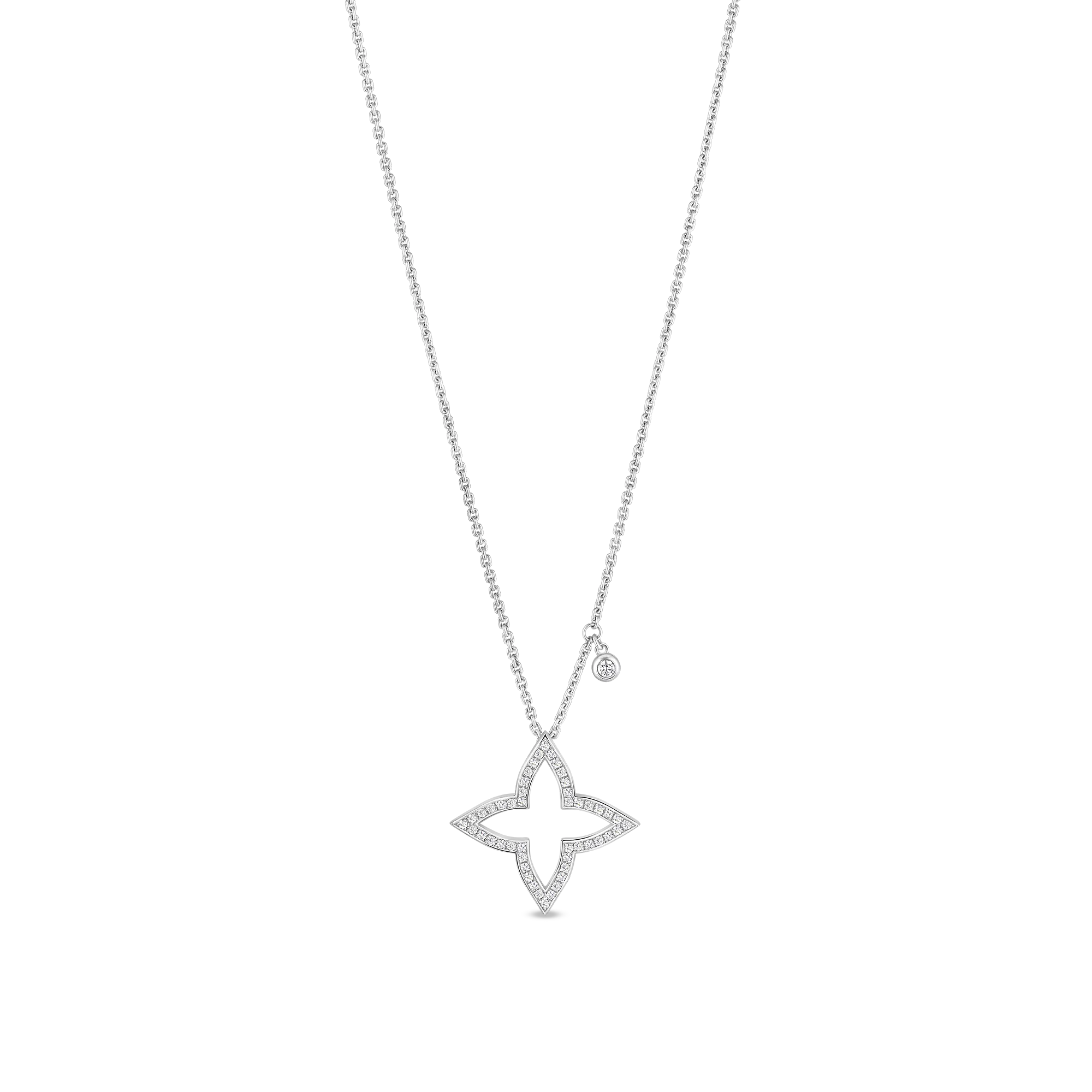 Louis Vuitton Louis Vuitton Blossom Pendant, White Gold and Diamonds - Jewelry - Categories Q03093