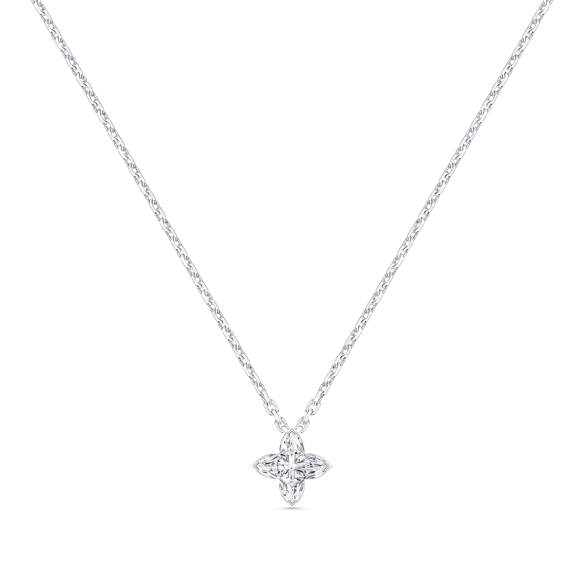 Louis Vuitton LV Diamonds Pendant, LV Monogram Star cut - Jewelry - Categories Q03118