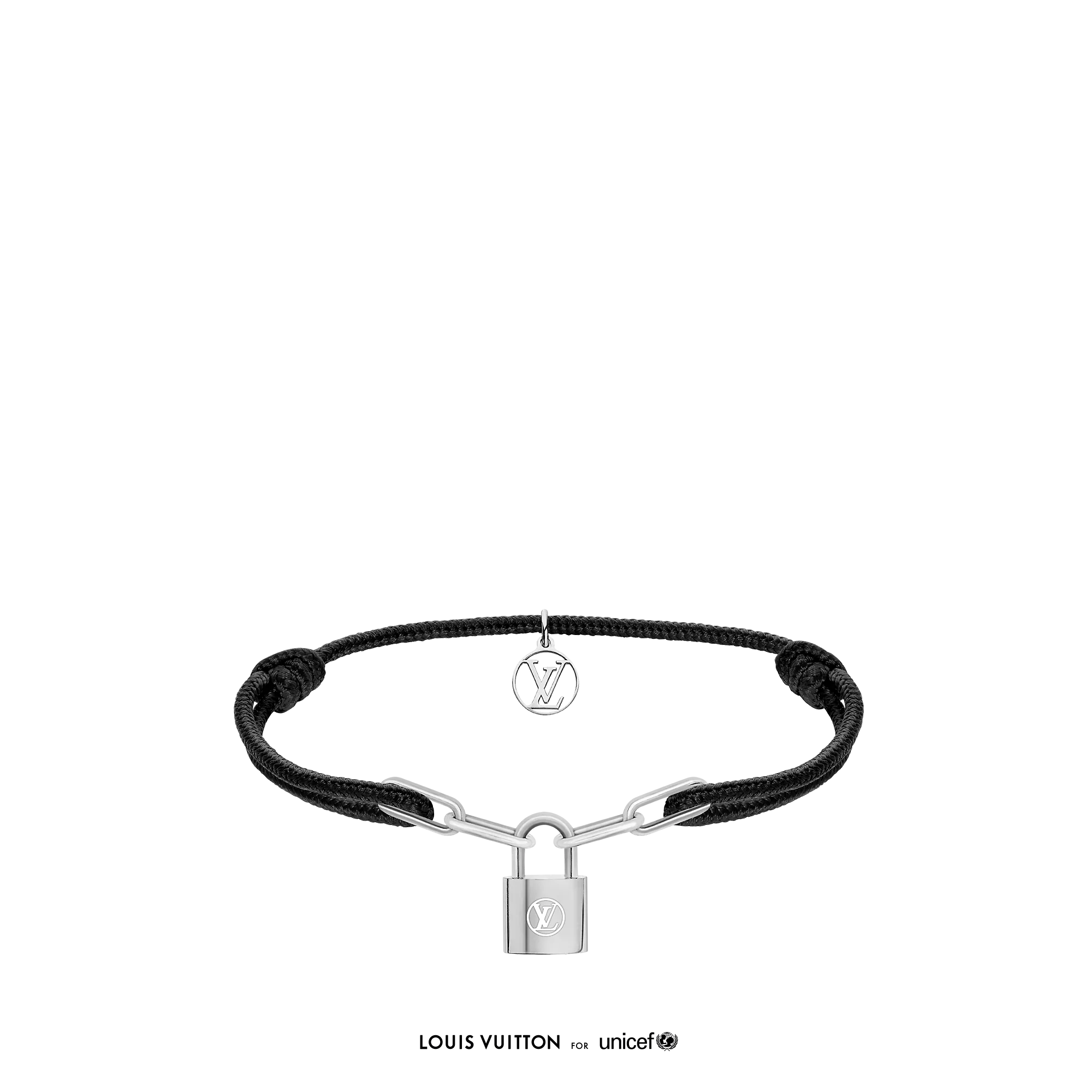 Louis Vuitton Silver Lockit X Virgil Abloh Bracelet, Natural Titanium - Jewelry - Categories Q05267 Black