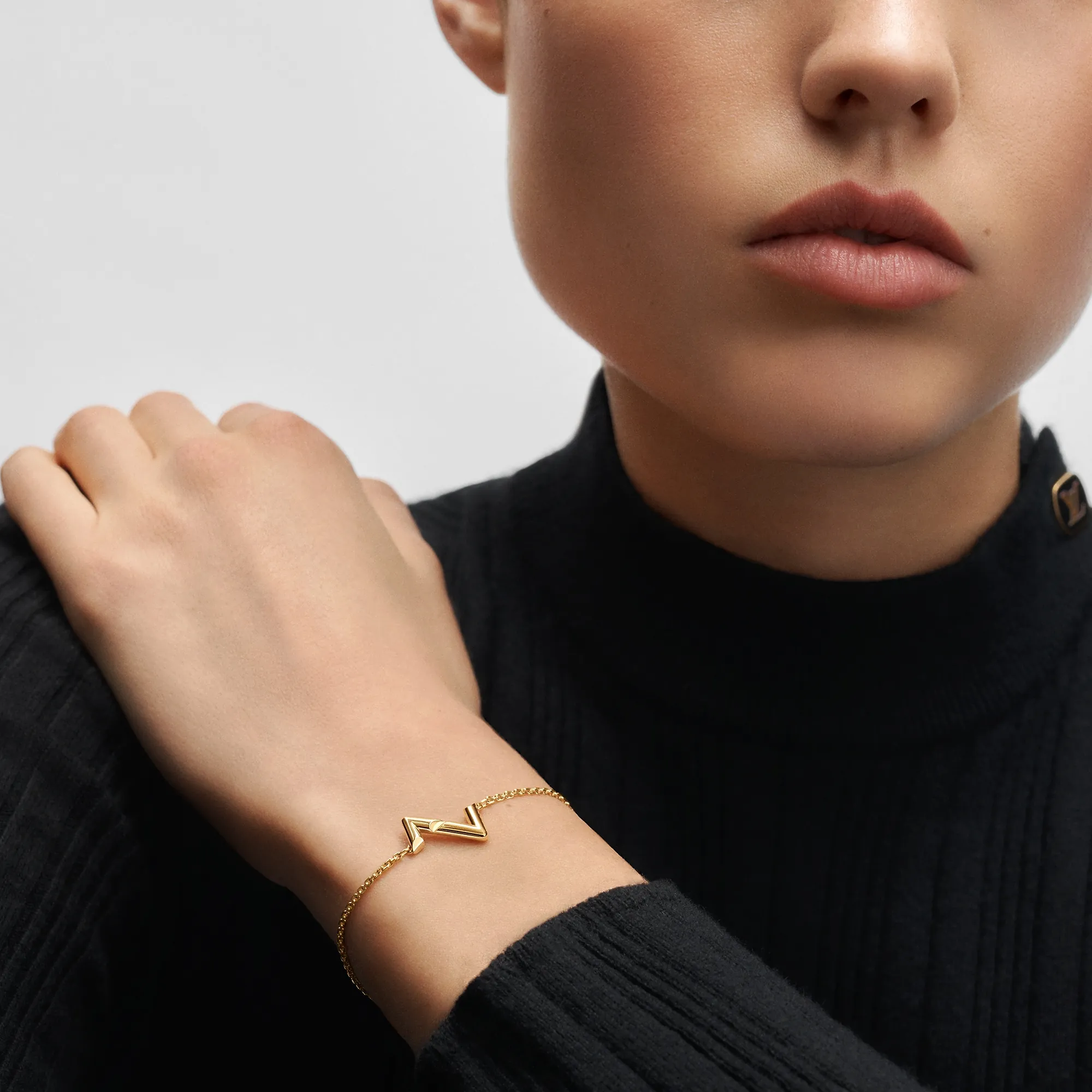 Louis Vuitton LV Volt Upside Down Chain Bracelet, Yellow Gold - Jewelry - Categories Q05279