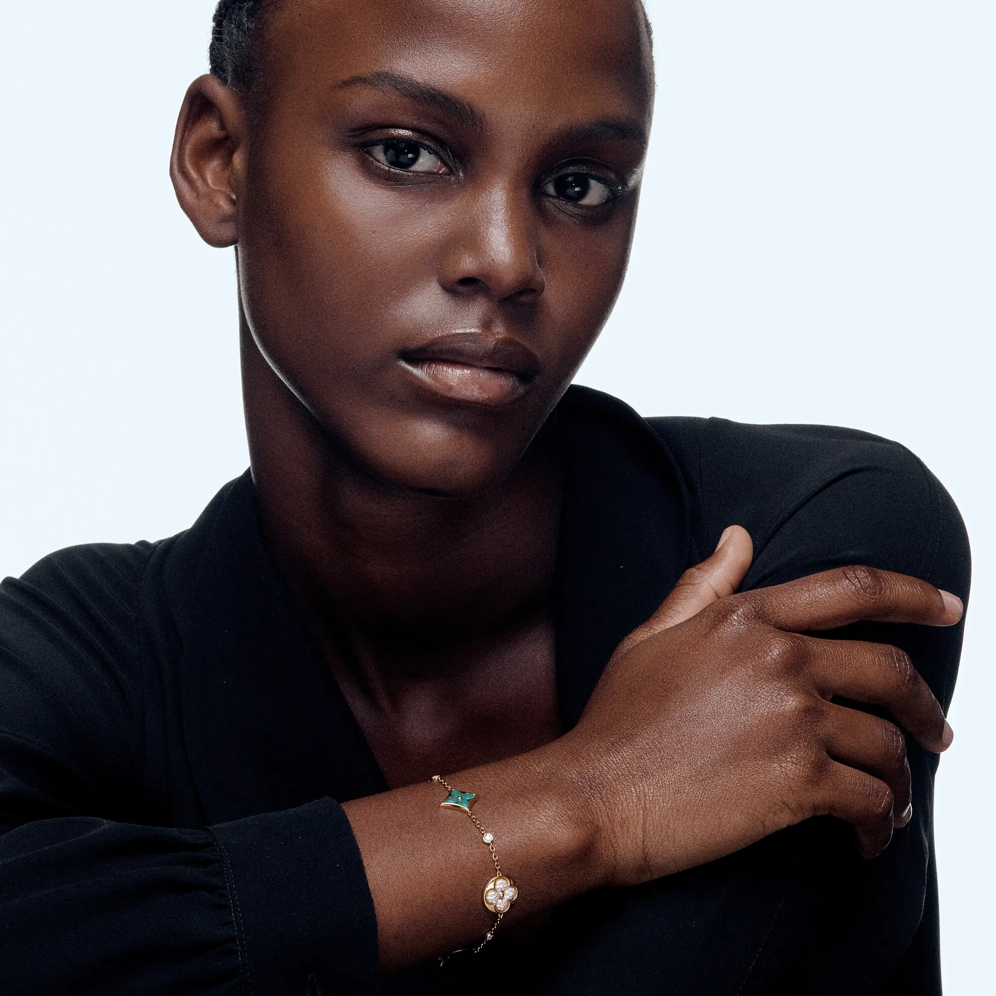 Louis Vuitton Color Blossom BB Multi - Pattern Bracelet, Yellow Gold, Amazonite and Diamonds - Jewelry - Categories Q05979