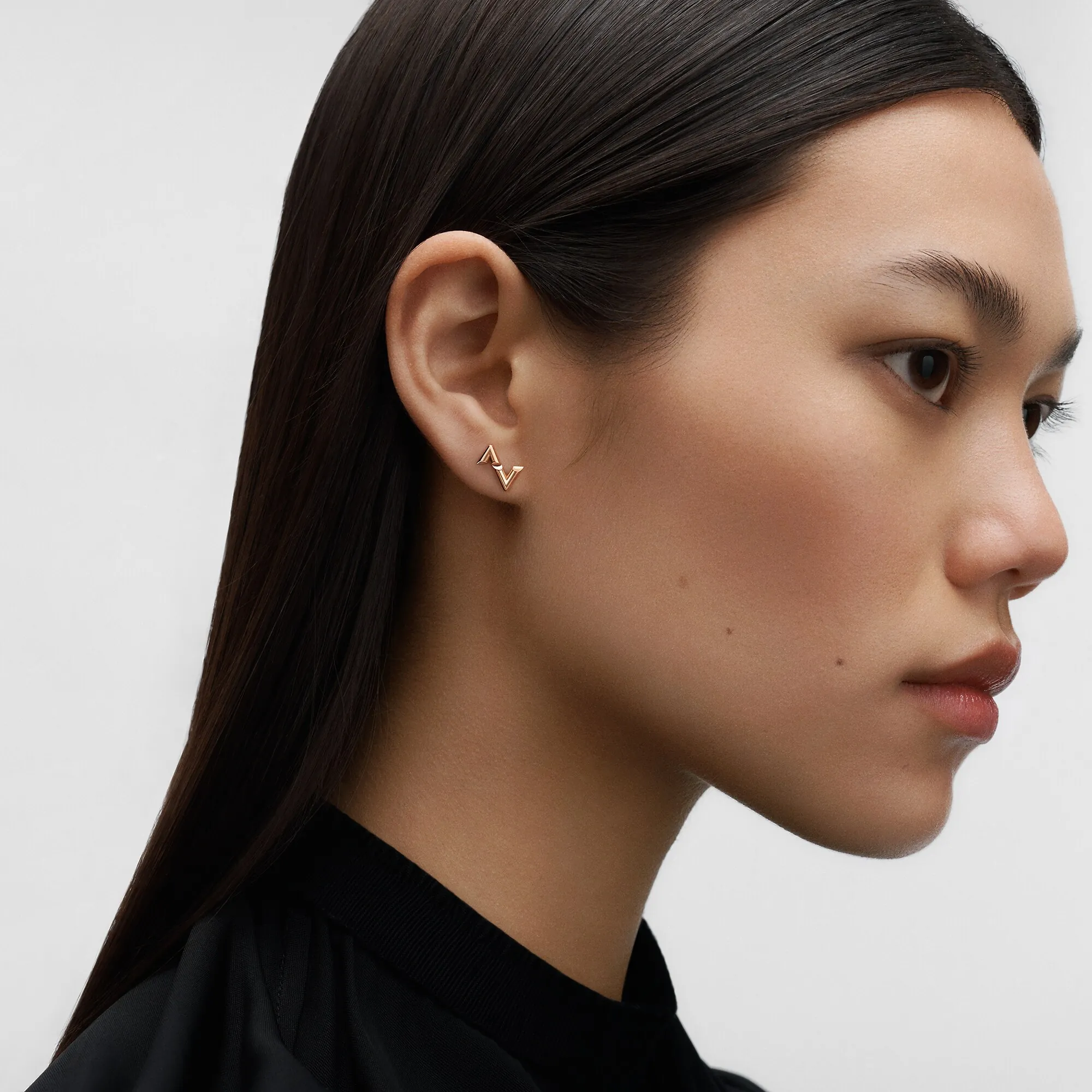 Louis Vuitton LV Volt Upside Down Stud, Pink Gold - Per Unit - Jewelry - Categories Q06085