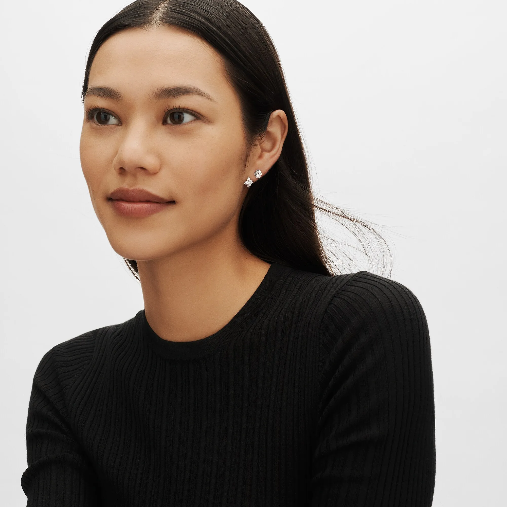 Louis Vuitton LV Diamonds Double Stud, Round Brilliant cut - per unit - Jewelry - Collections Q06407