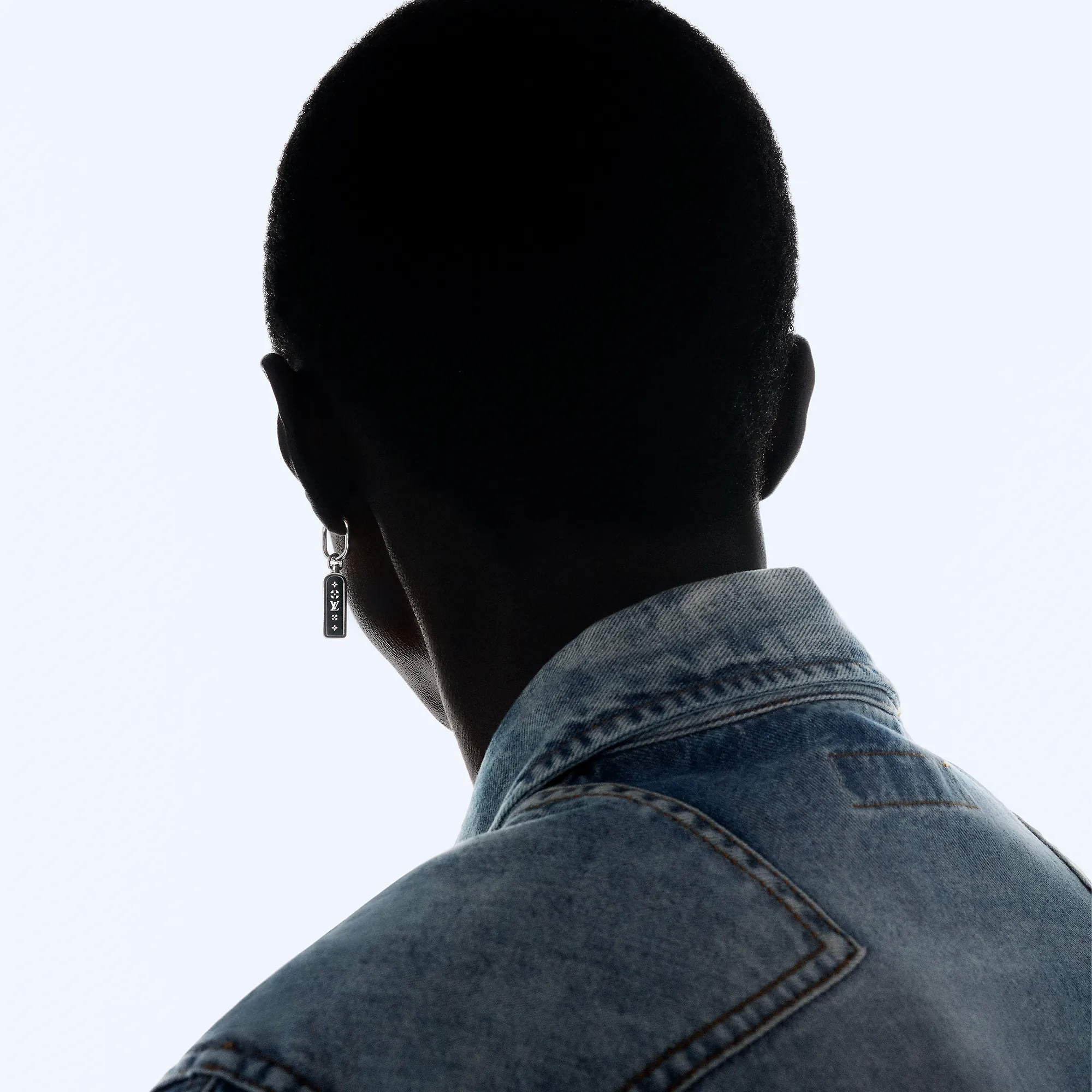 Louis Vuitton Les Gastons Vuitton Tag Single Hoop, White Gold - Jewelry - Collections Q06946