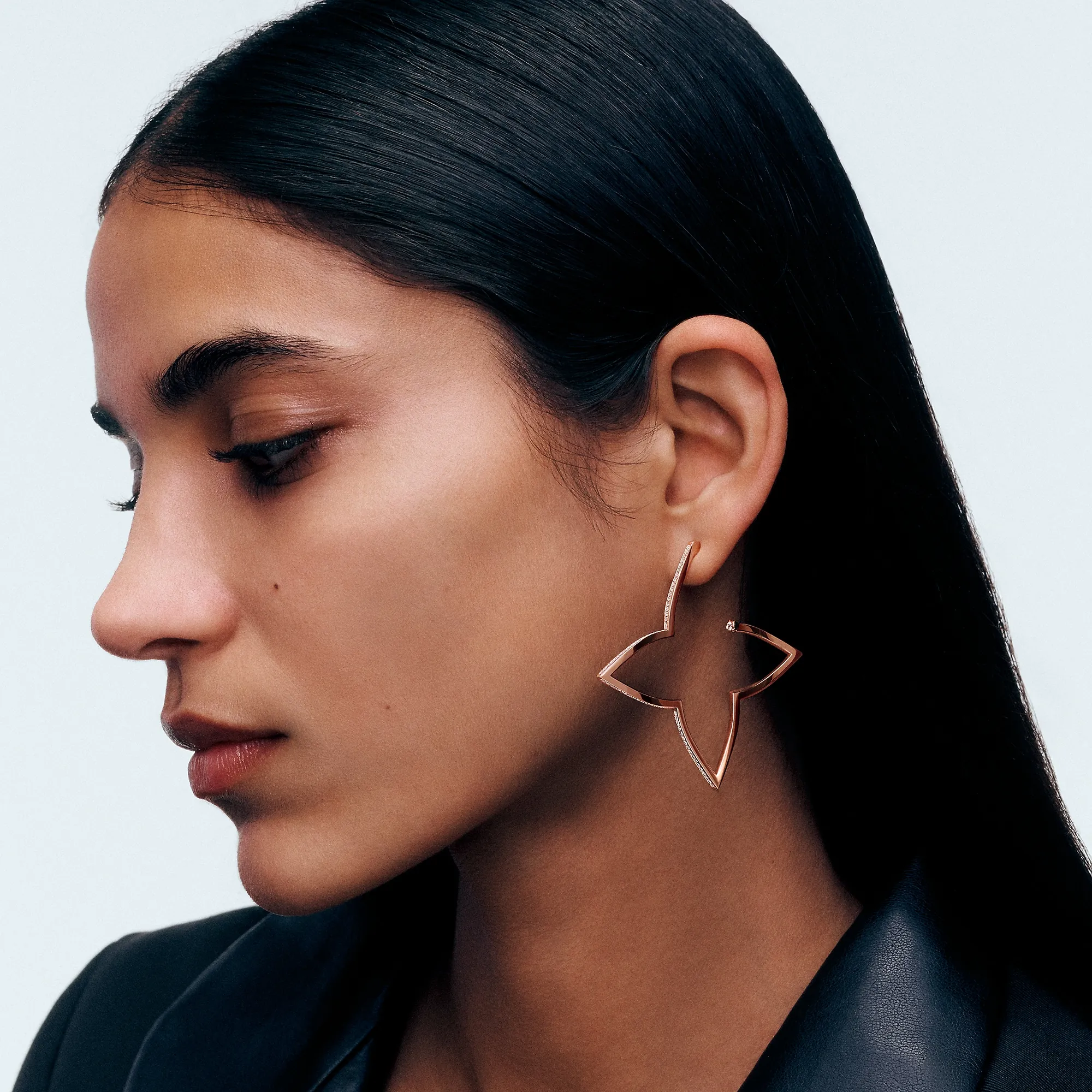 Louis Vuitton Louis Vuitton Blossom XL Hoops, Pink Gold and Diamonds - Jewelry - Categories Q06969