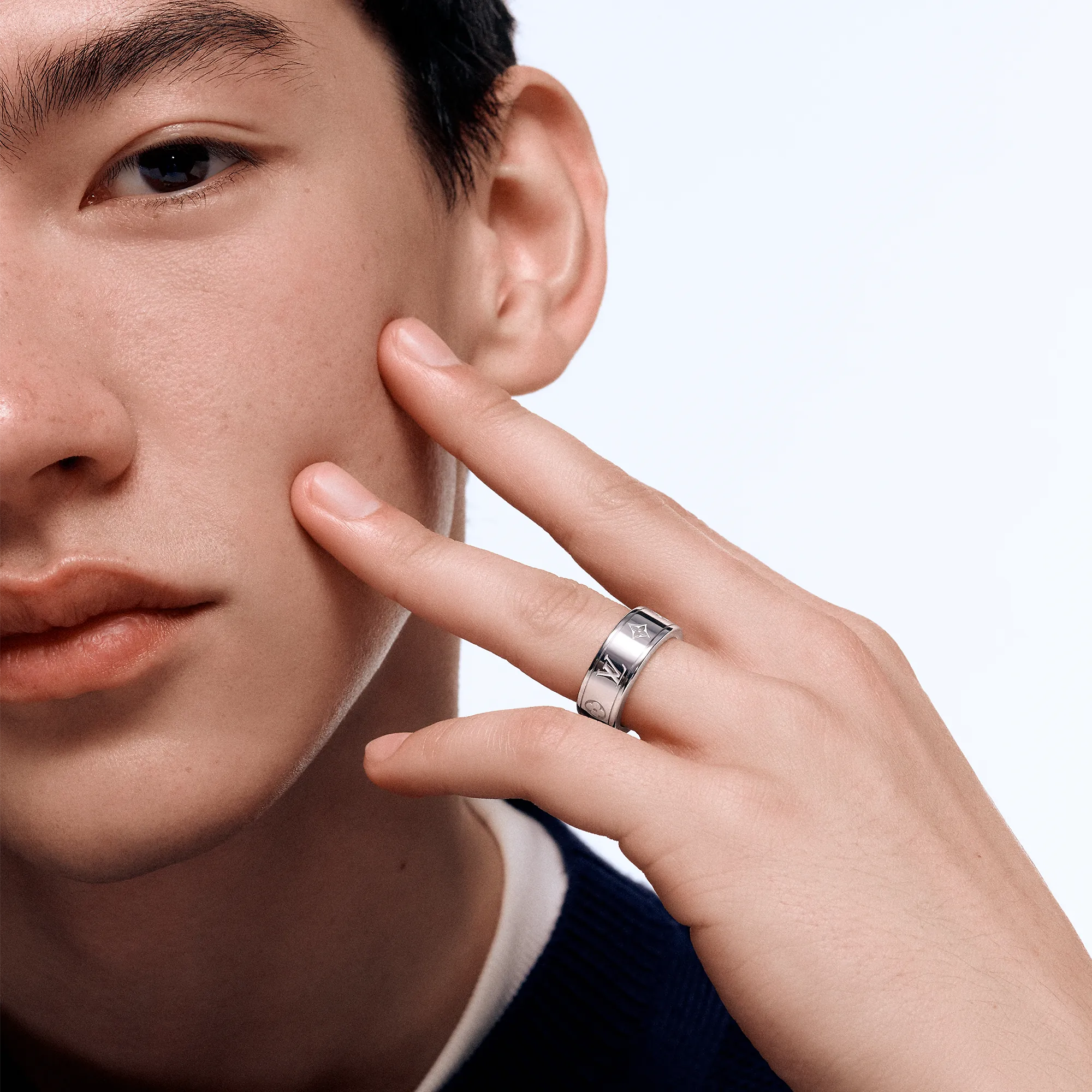 Louis Vuitton Les Gastons Vuitton Small Ring, White Gold - Jewelry - Categories Q0H43K