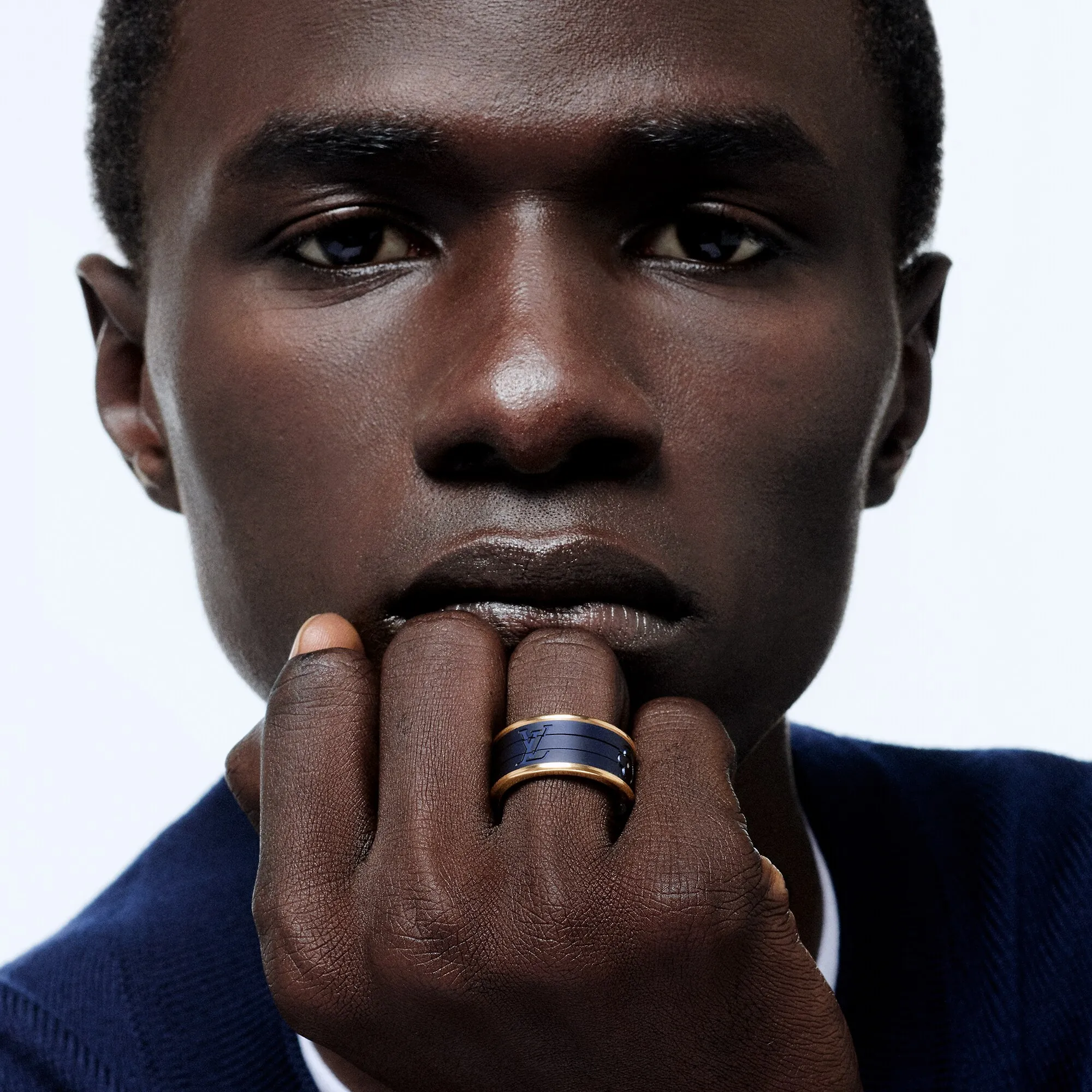 Louis Vuitton Les Gastons Vuitton Puzzle Ring, Yellow Gold and Titanium - Jewelry - Categories Q0H45I