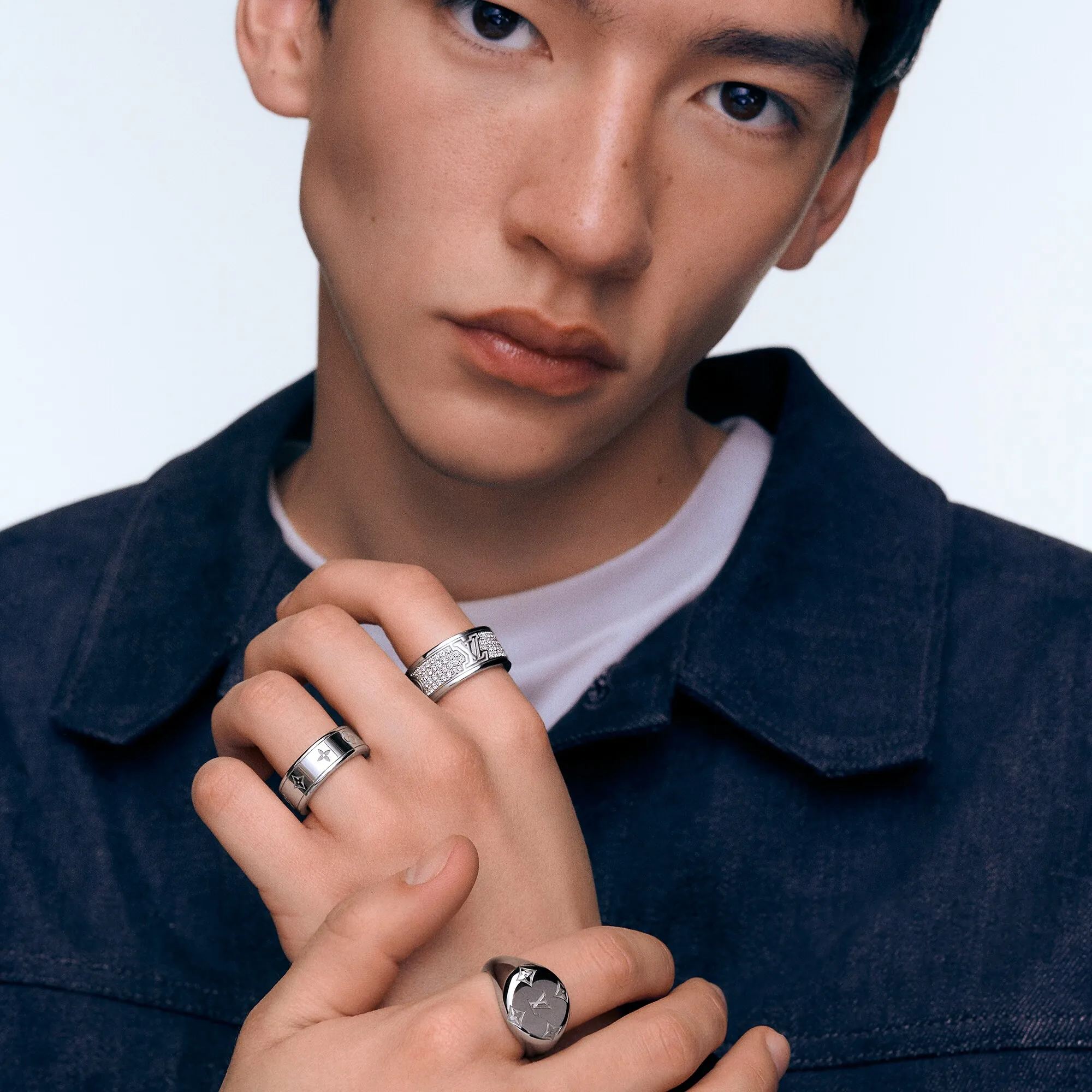 Louis Vuitton Les Gastons Vuitton Large Ring, White Gold and Diamonds - Jewelry - Categories Q0H46I