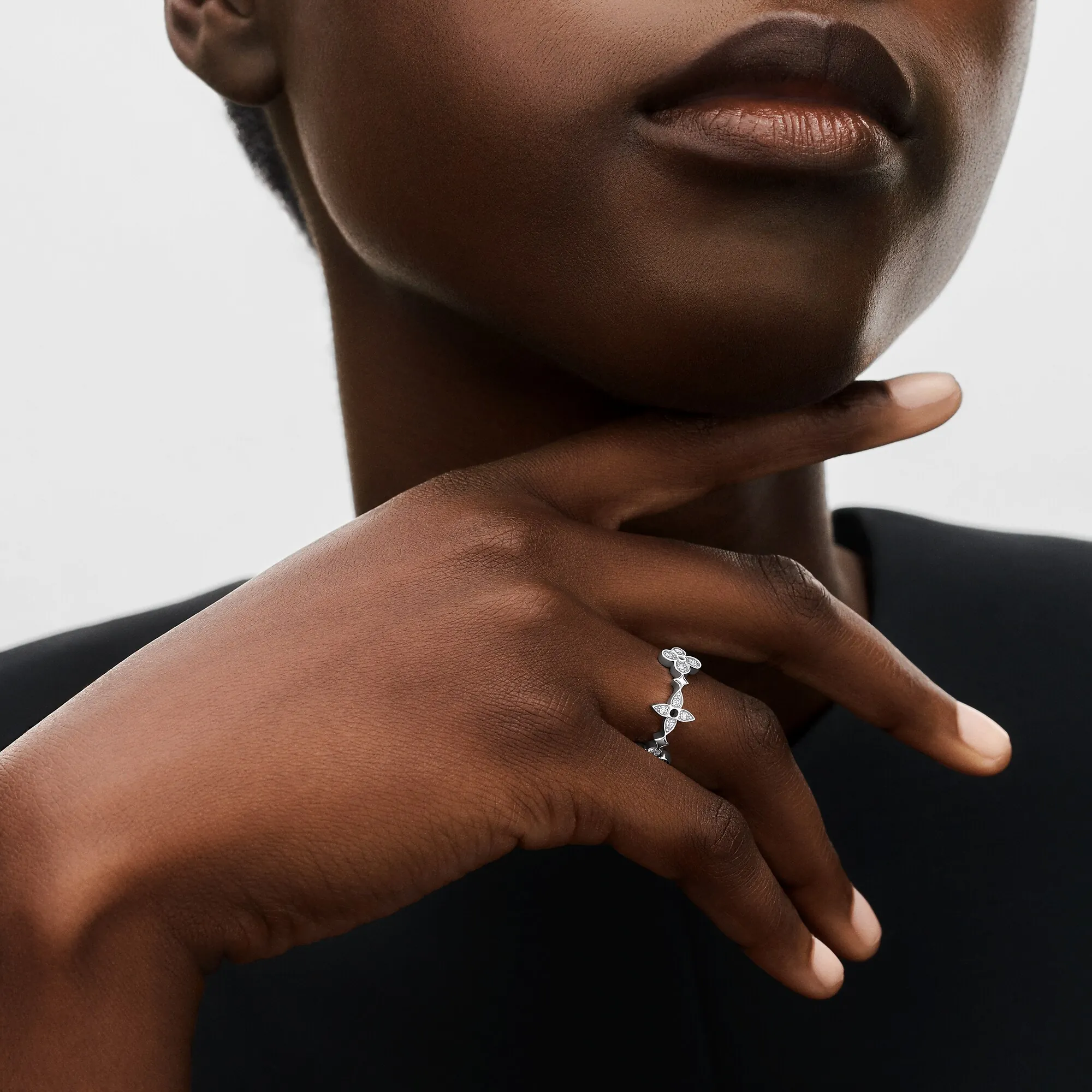 Louis Vuitton Dentelle Ring, White Gold And Diamonds - Jewelry - Categories Q0H88F