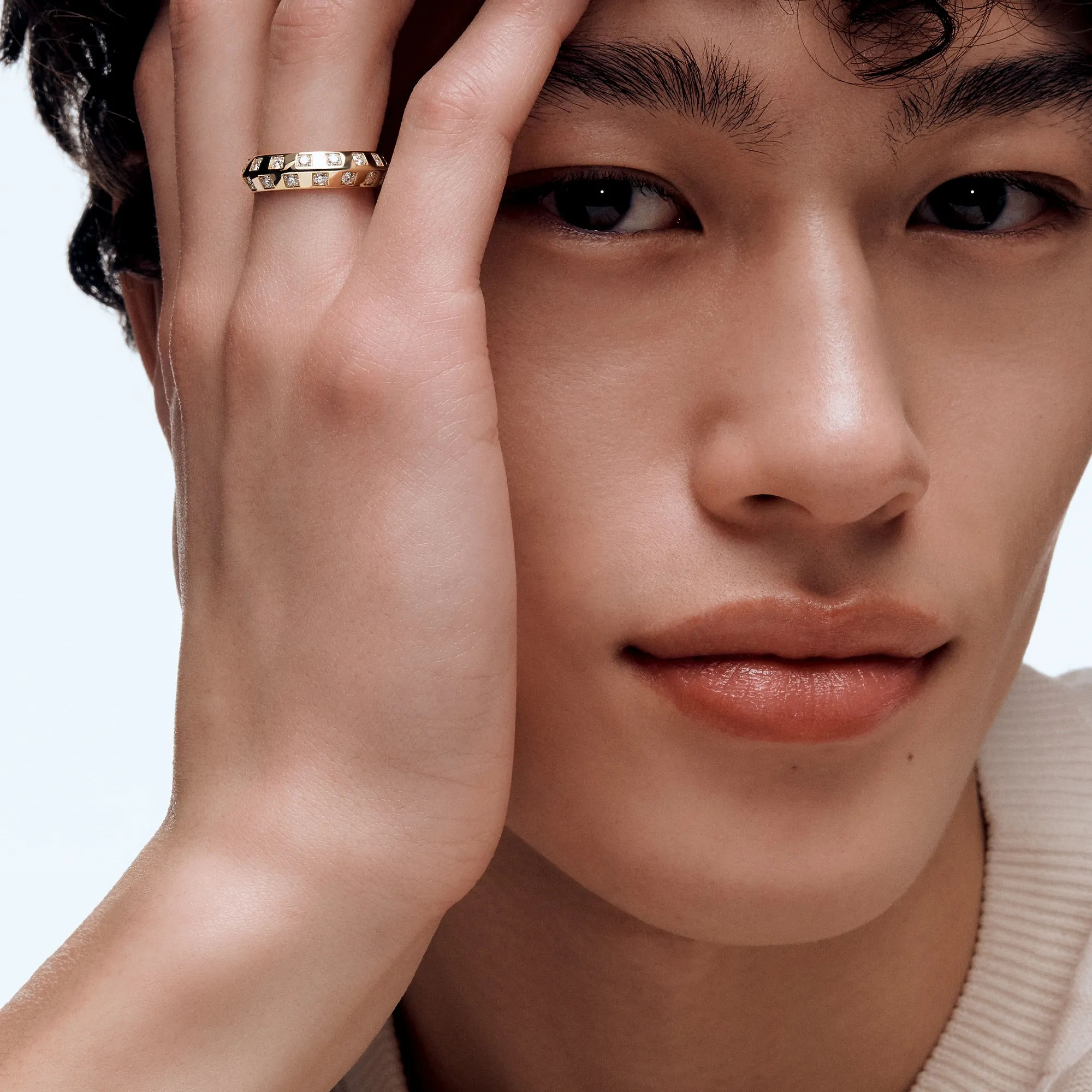 Louis Vuitton Le Damier de Louis Vuitton Medium Ring, Yellow Gold and Diamonds - Jewelry - Categories Q0K20F