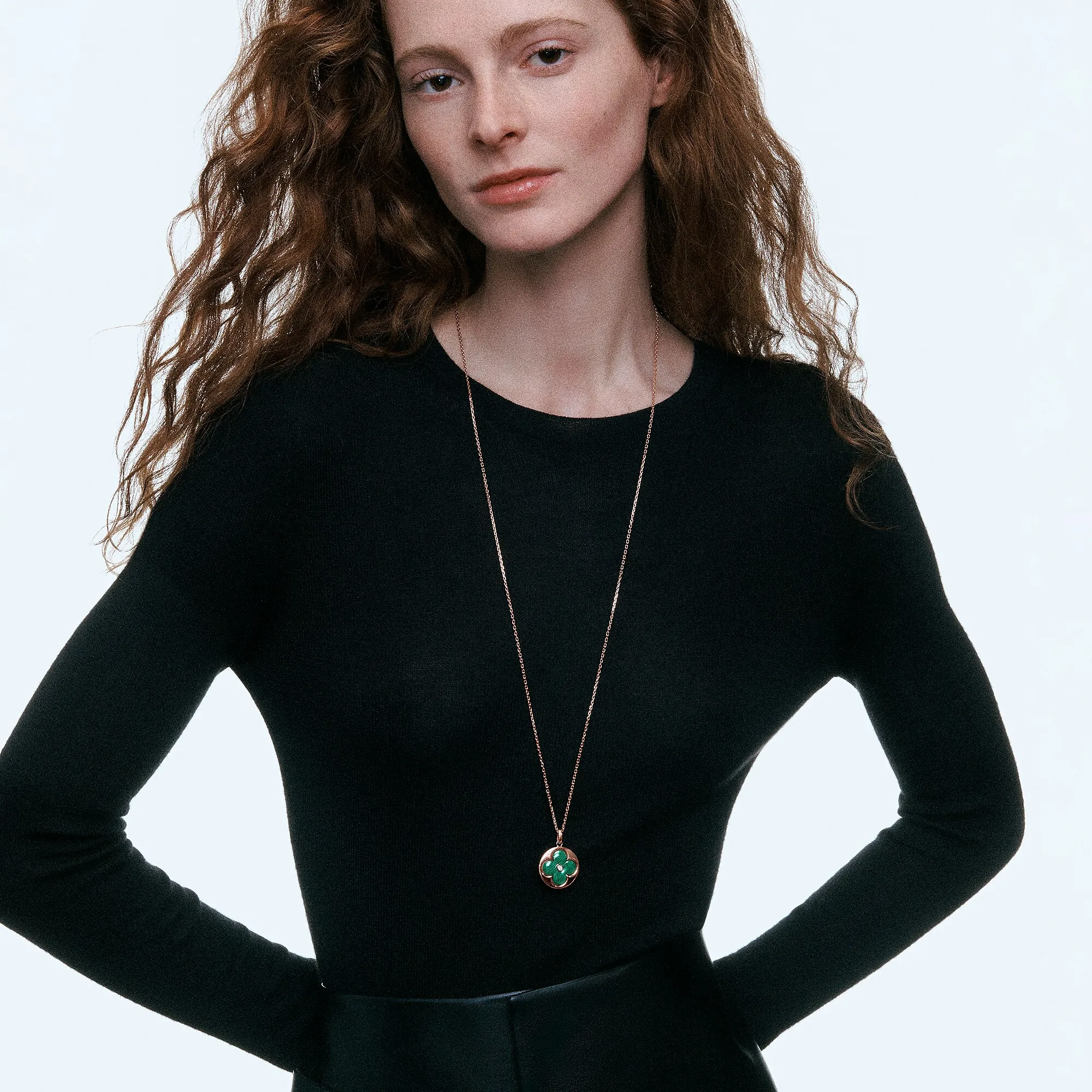 Louis Vuitton Color Blossom XL Medallion, Pink Gold, Malachite and Diamond - Jewelry - Categories Q93657