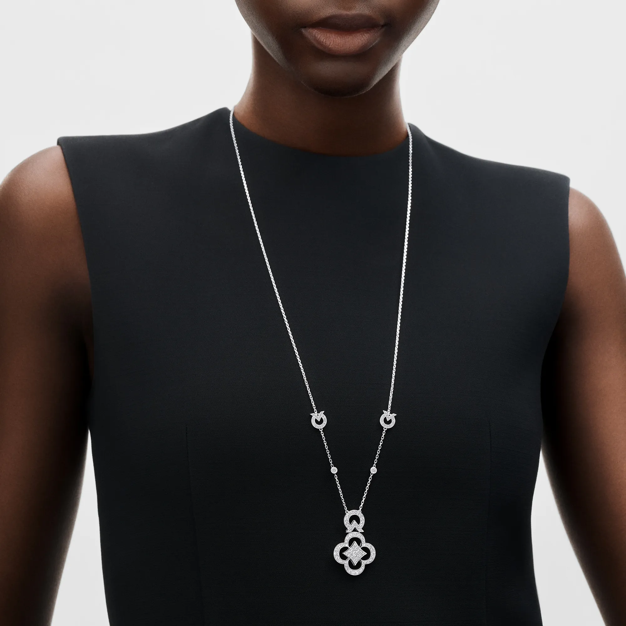 Louis Vuitton Les Ardentes Sautoir, White Gold And Diamonds - Jewelry - Categories Q94458