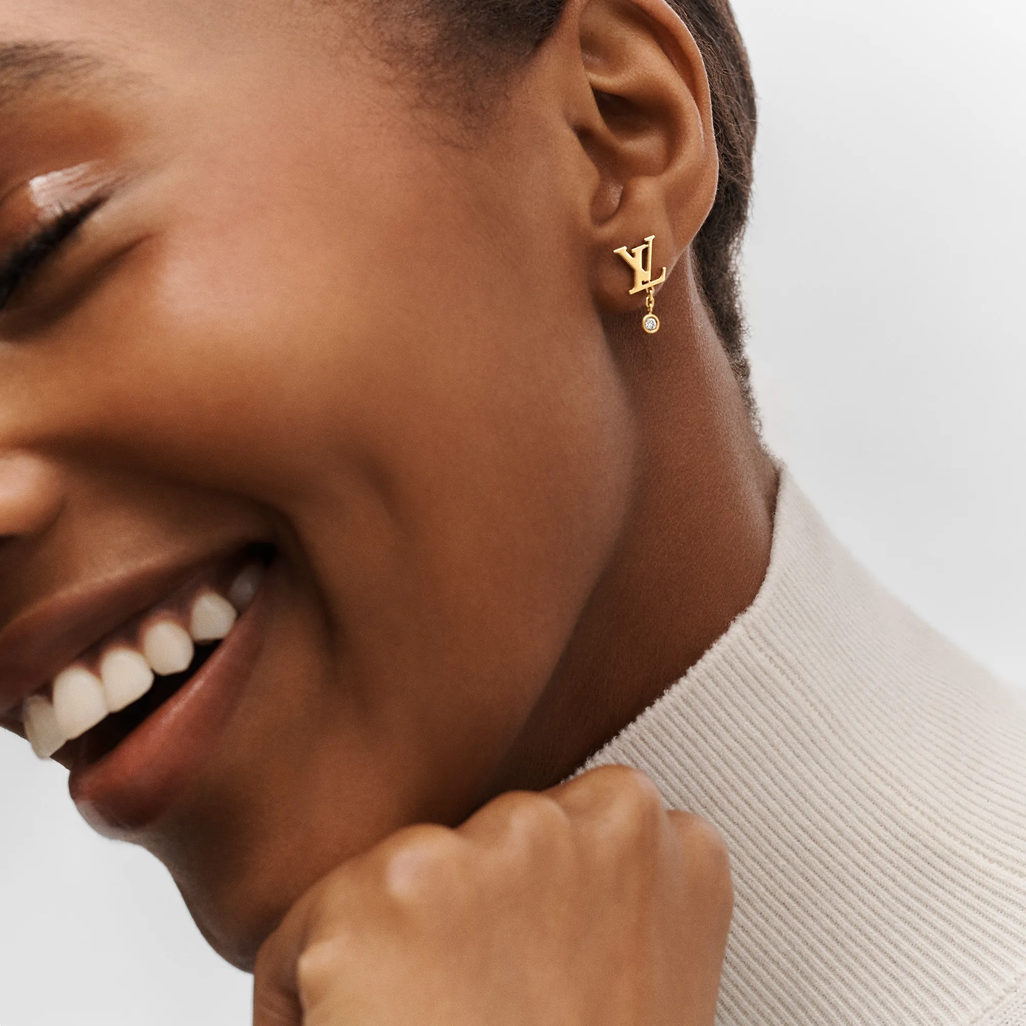 Louis Vuitton Idylle Blossom LV Ear Stud, Yellow Gold And Diamond - Per Unit - Jewelry - Categories Q96495