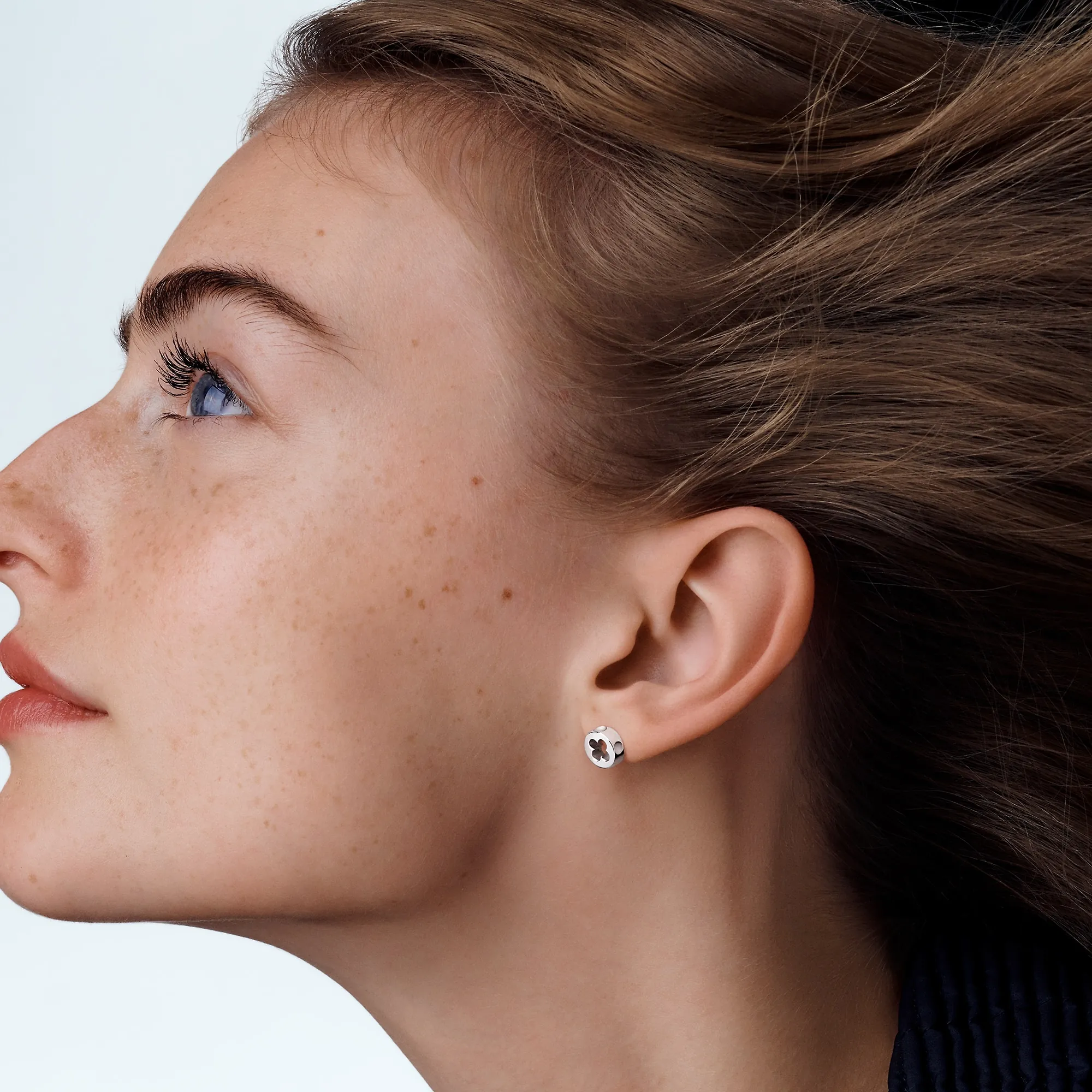 Louis Vuitton EMPREINTE EAR STUDS, WHITE GOLD - Jewelry - Categories Q96580