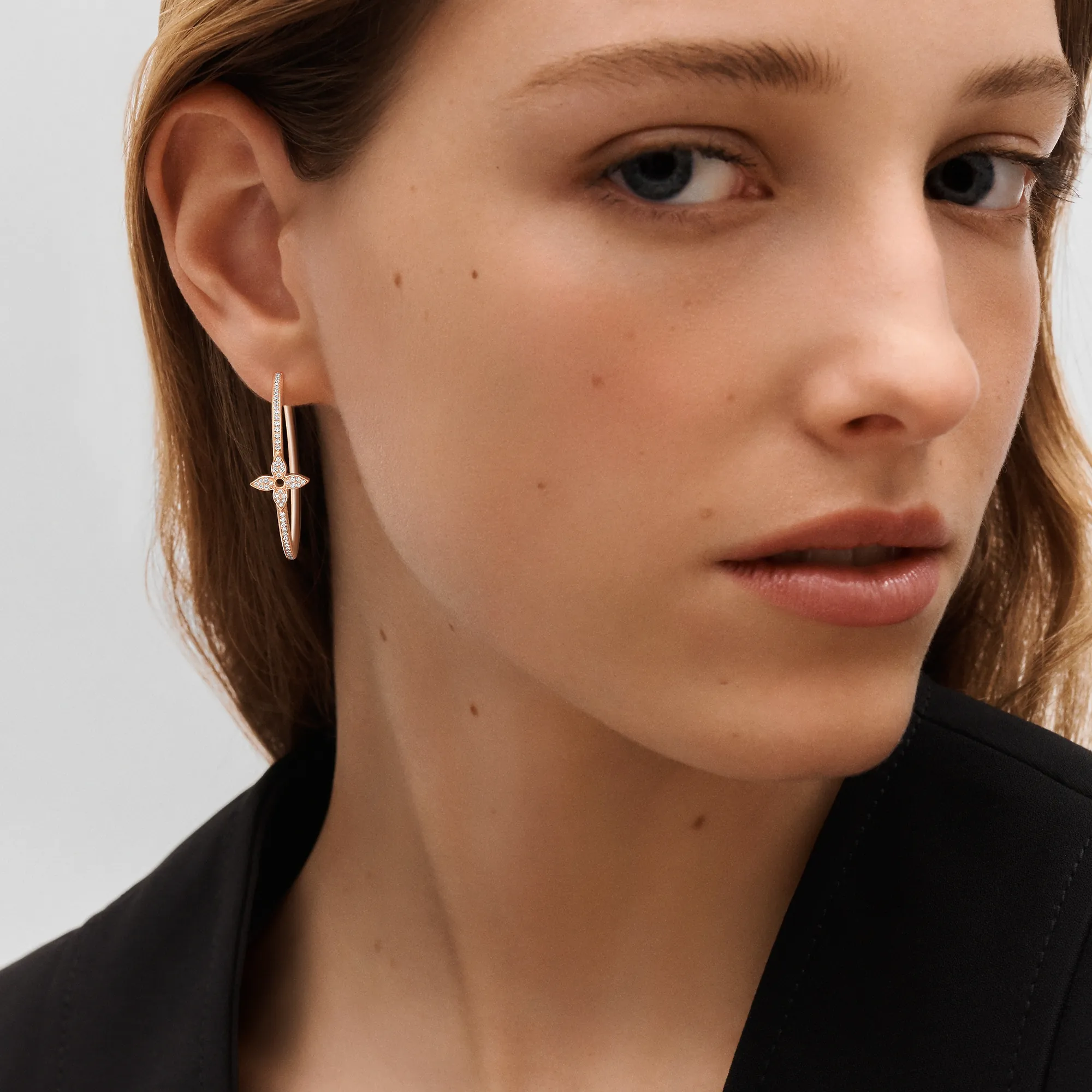 Louis Vuitton Idylle Blossom Hoops, Pink Gold And Diamonds - Jewelry - Categories Q96839
