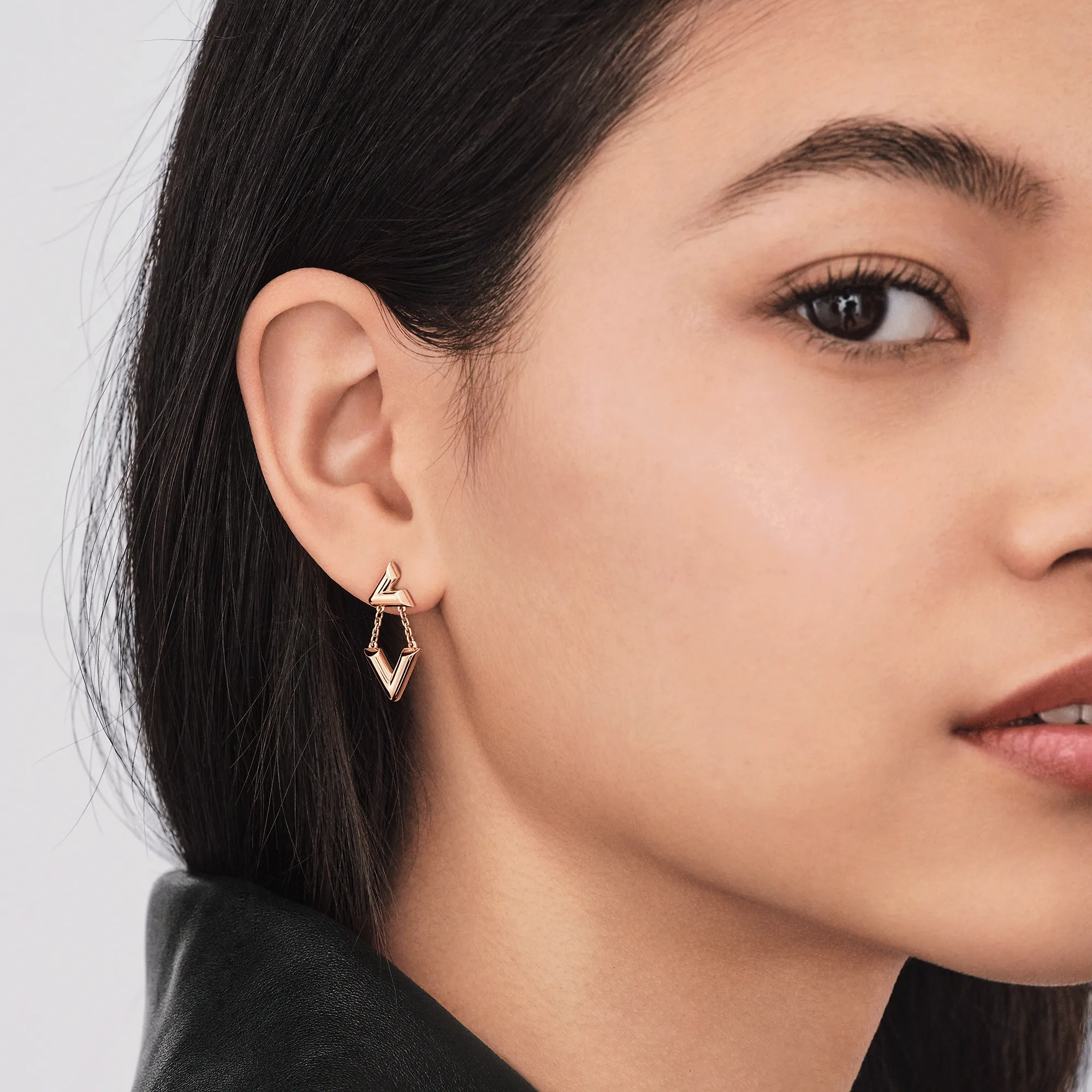 Louis Vuitton LV Volt Upside Down Earrings, Pink Gold - Jewelry - Categories Q96972