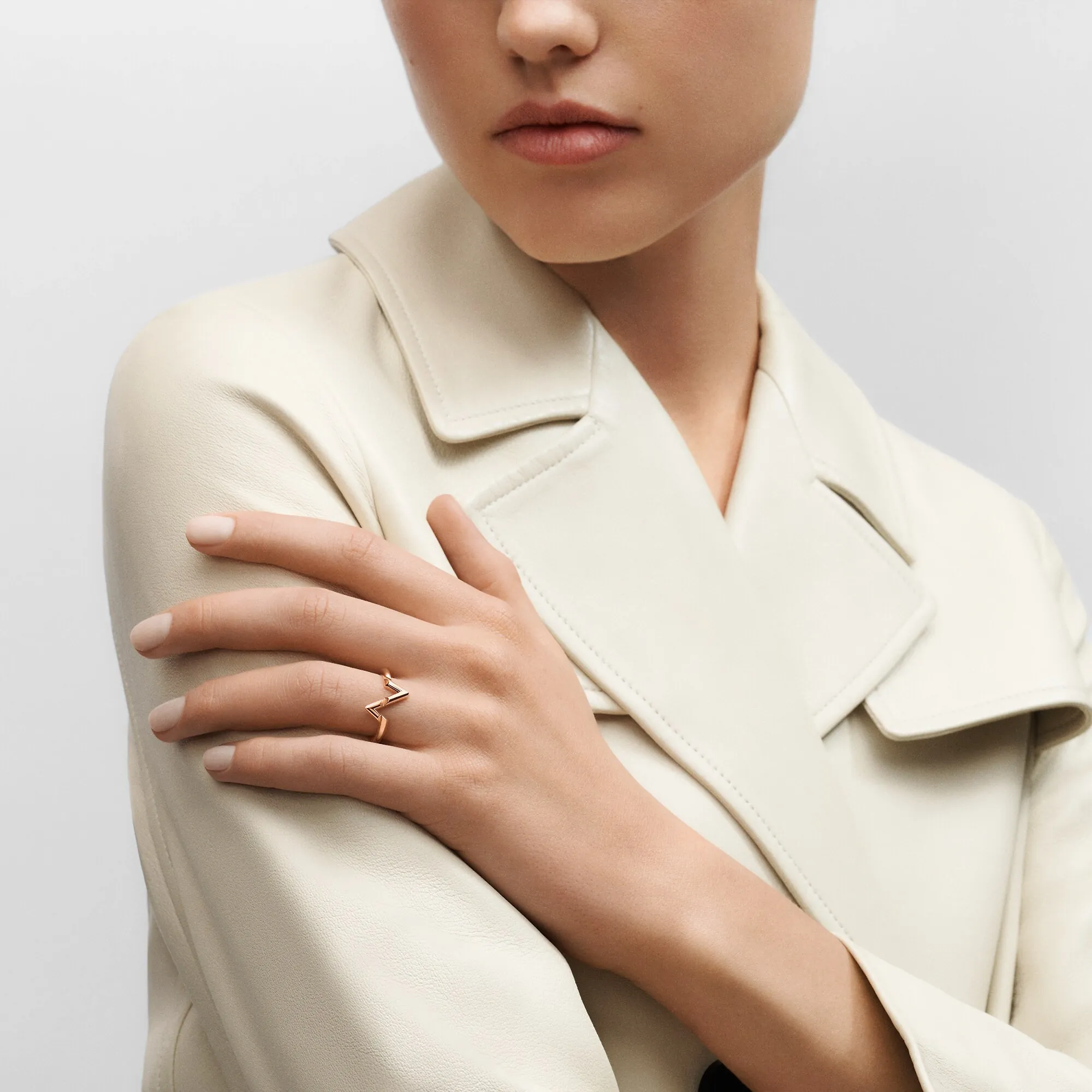 Louis Vuitton LV Volt Upside Down Ring, Pink Gold - Jewelry - Categories Q9Q30A