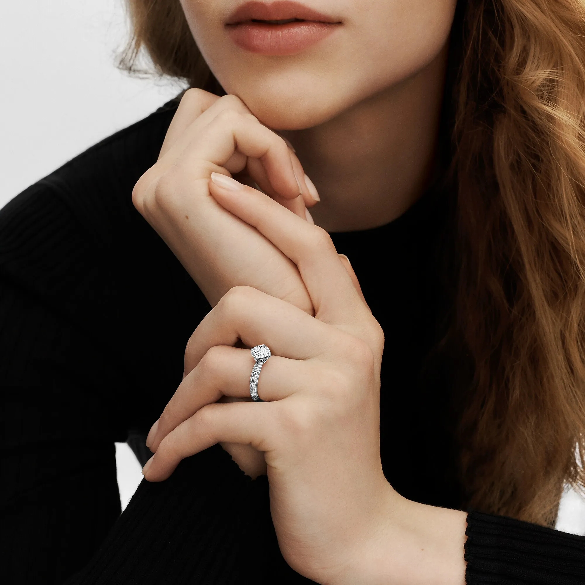 Louis Vuitton LV Diamonds Pavé Solitaire, Round Brilliant cut - Jewelry - Collections Q9Y02A