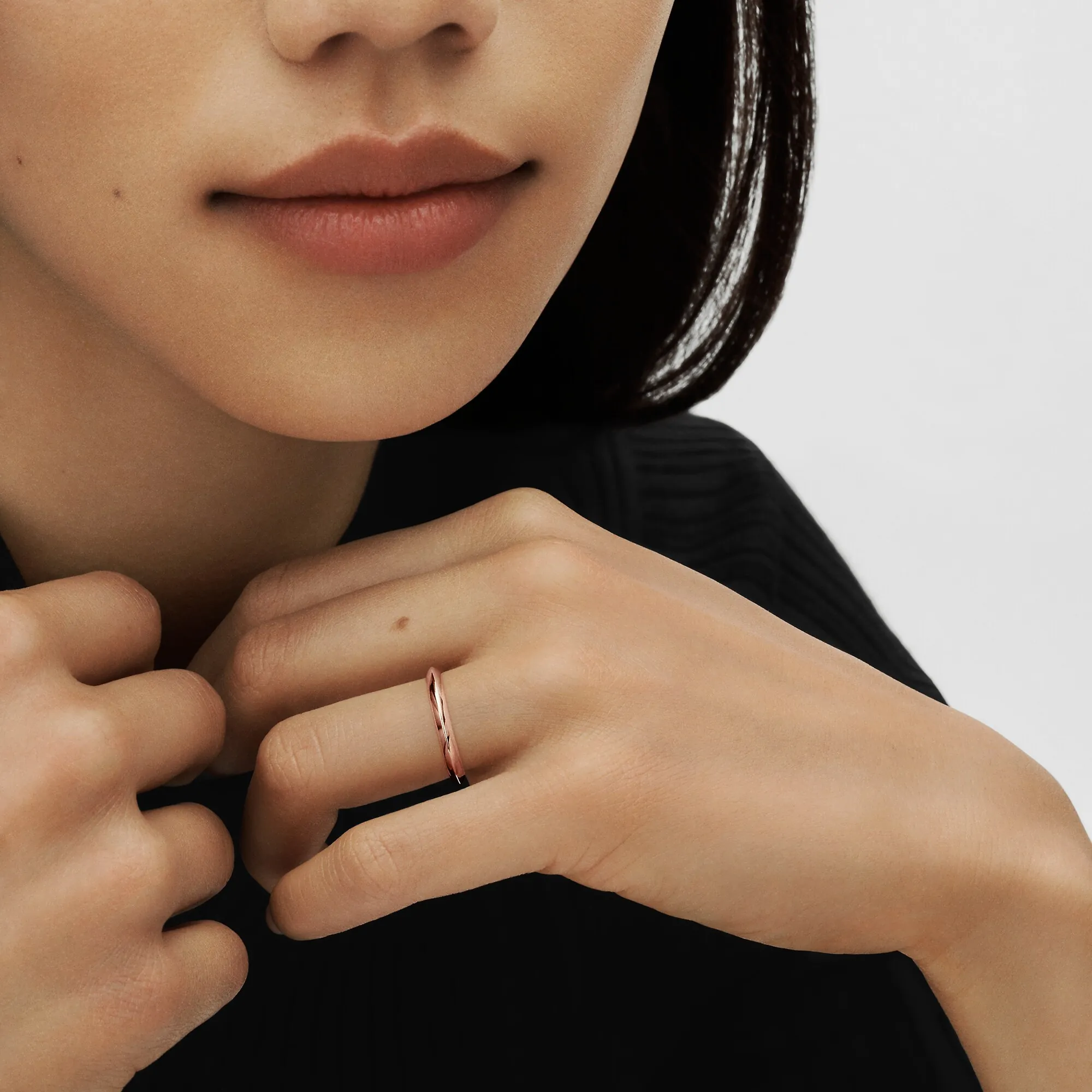 Louis Vuitton LV Diamonds 2.5mm Band, Pink Gold - Jewelry - Categories Q9Y48F