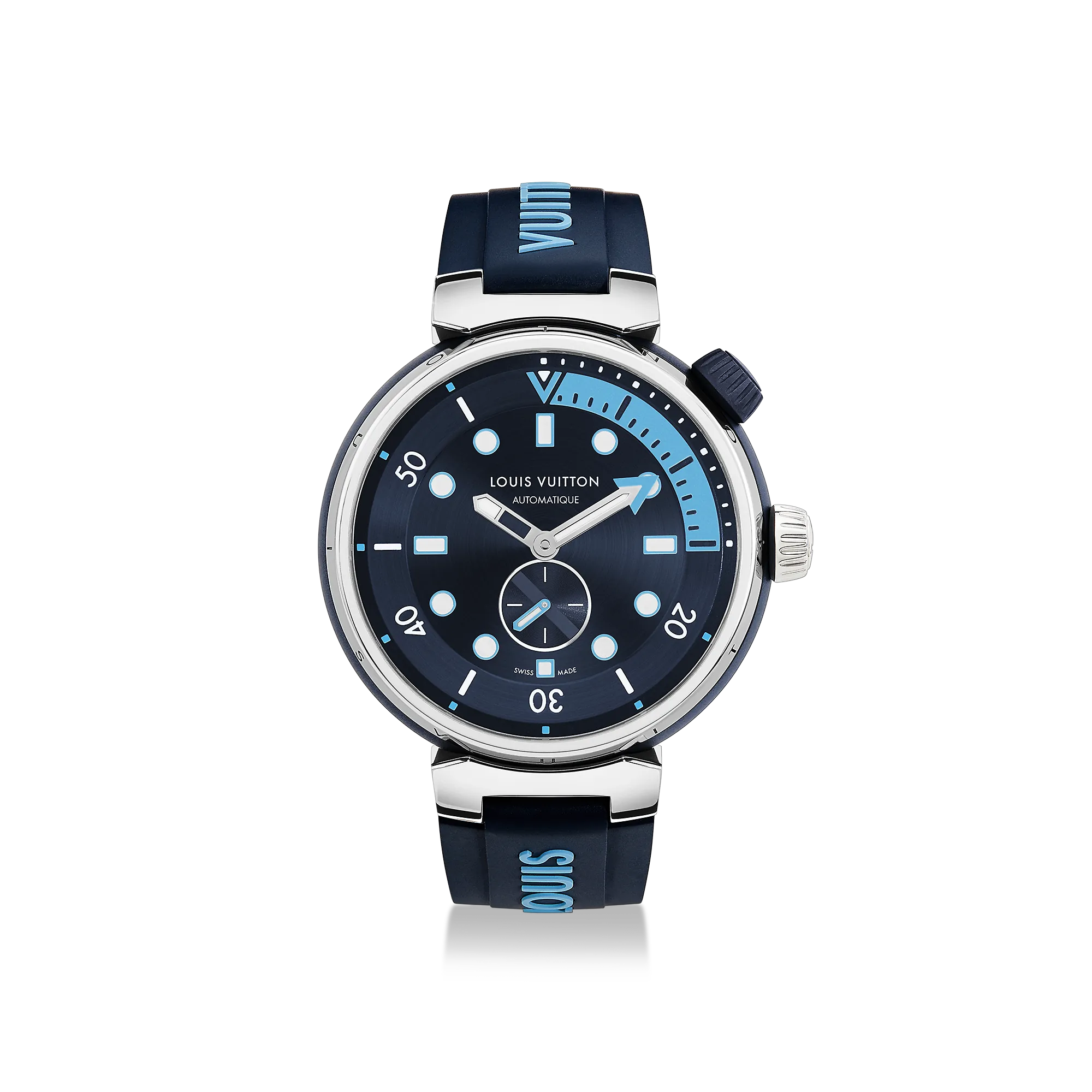Louis Vuitton Tambour Street Diver, automatic, 44mm, steel - Watches - Traditional Watches QA121A