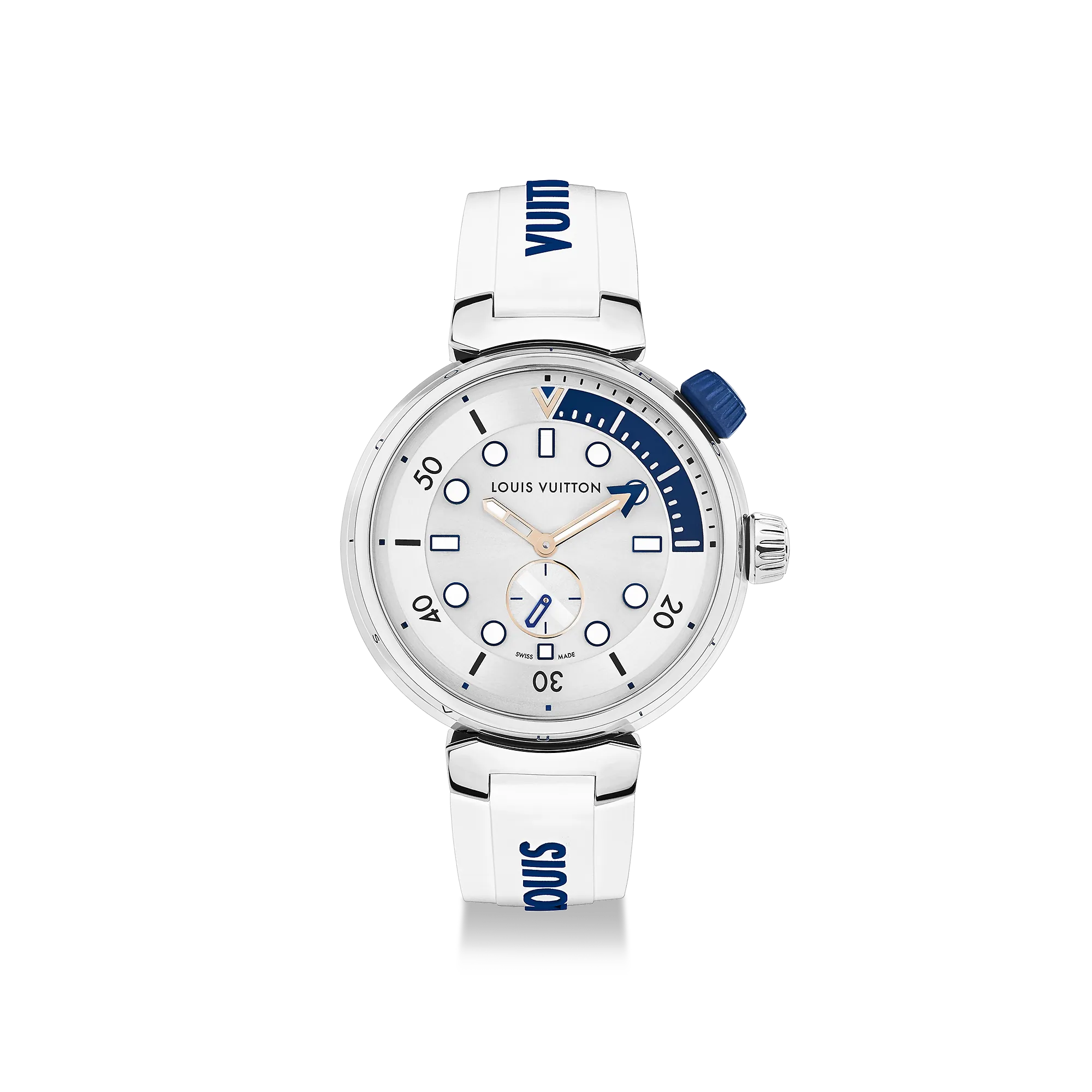 Louis Vuitton Tambour Street Diver, quartz, 39.5mm, steel - Watches - Traditional Watches QA124A
