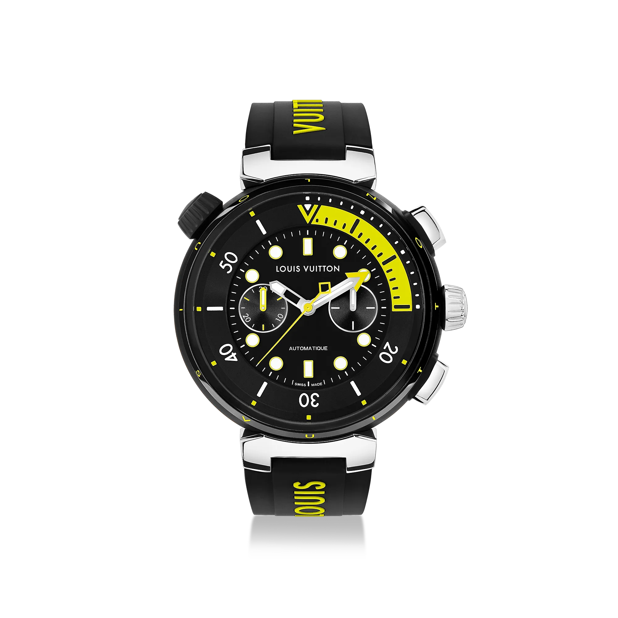 Louis Vuitton Tambour Street Diver Chronograph, automatic, 46mm, steel - Watches - Traditional Watches QA167A
