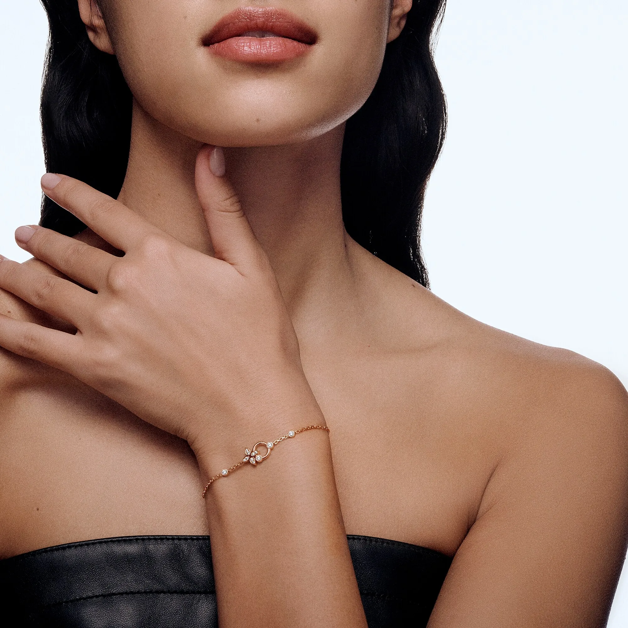 Louis Vuitton Idylle Blossom Bracelet, Pink Gold and Diamonds - Jewelry - Categories QA5077