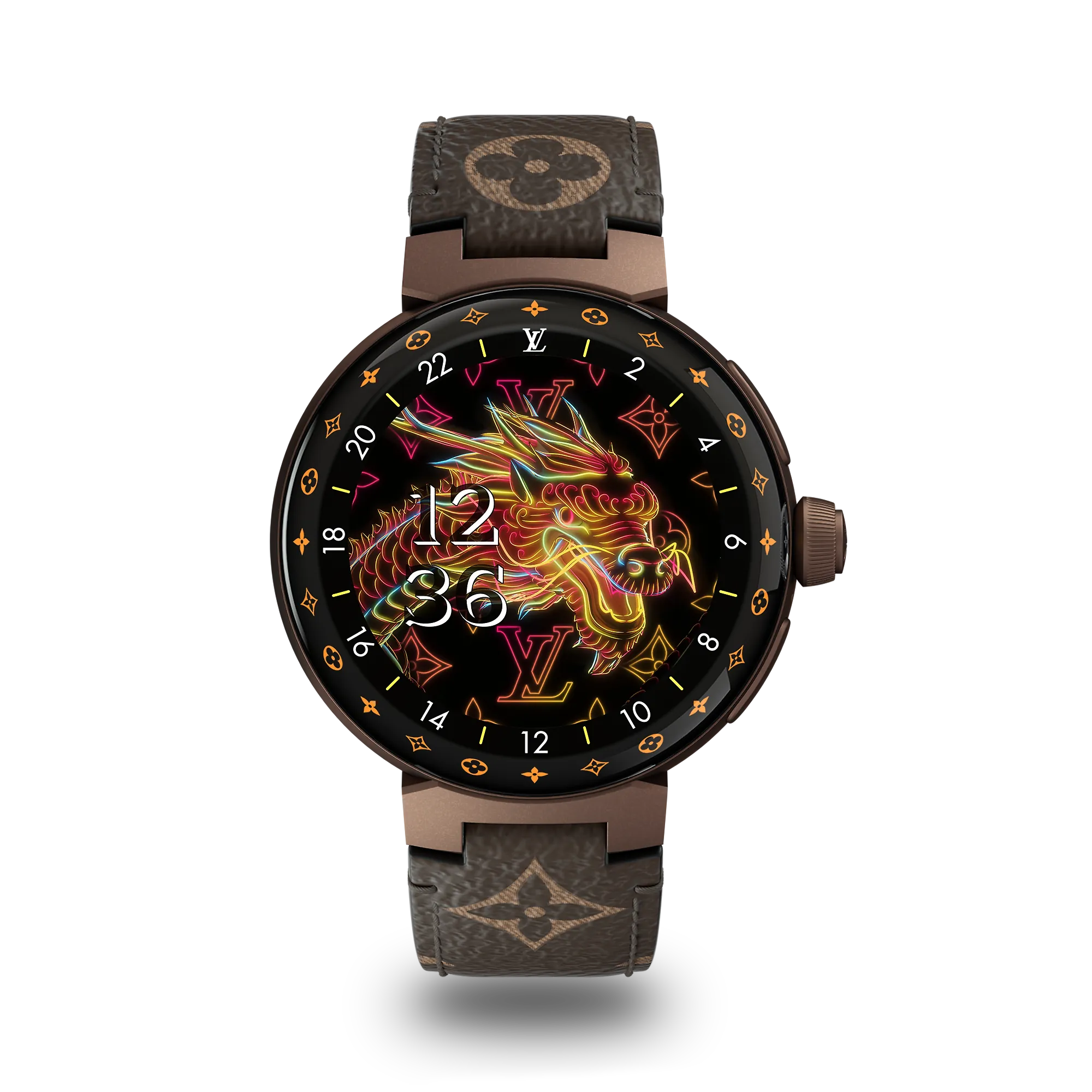 Louis Vuitton Tambour Horizon Light Up Connected Watch - Watches - Connected Watches QAD02A