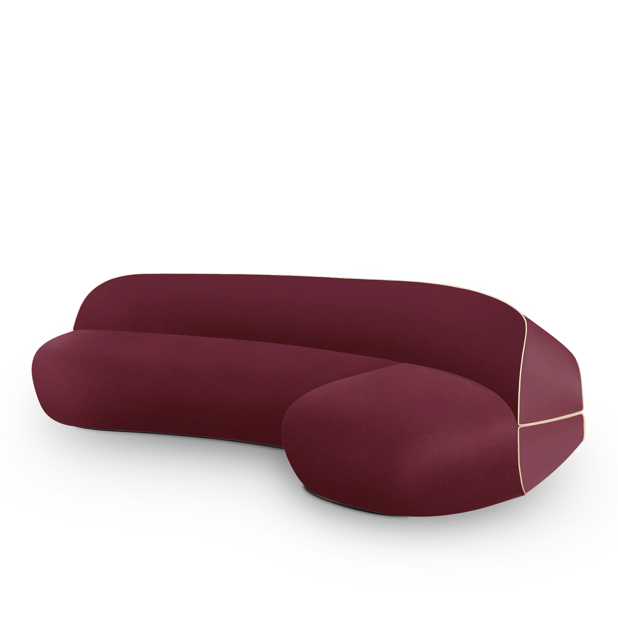 Louis Vuitton Binda Sofa Right - Sided By Raw Edges - Trunks, Travel and Home - Home and Art of Dining R95274 Aubergine