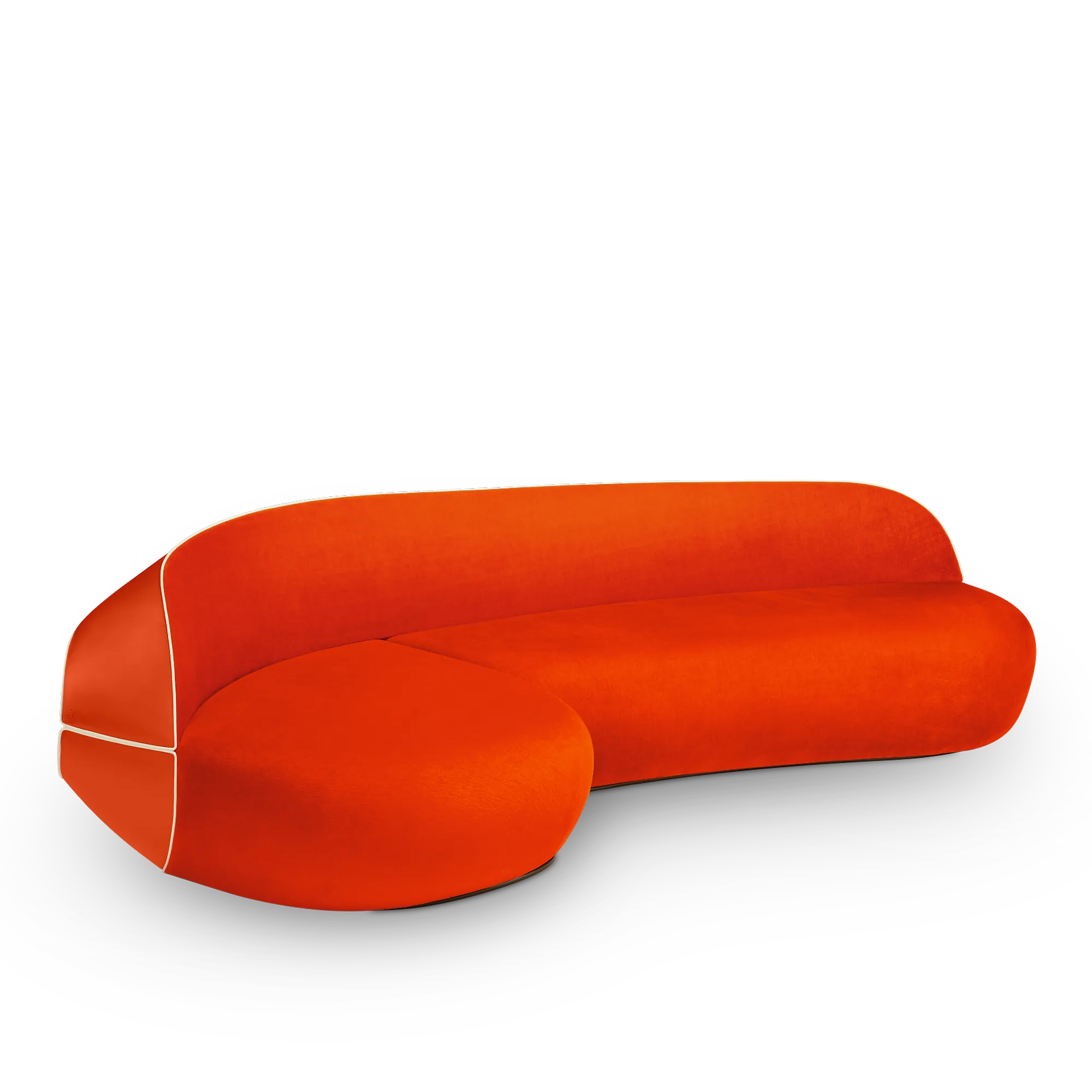 Louis Vuitton Binda Sofa Left - Sided By Raw Edges - Trunks, Travel and Home - Home and Art of Dining R95565 Bright Orange