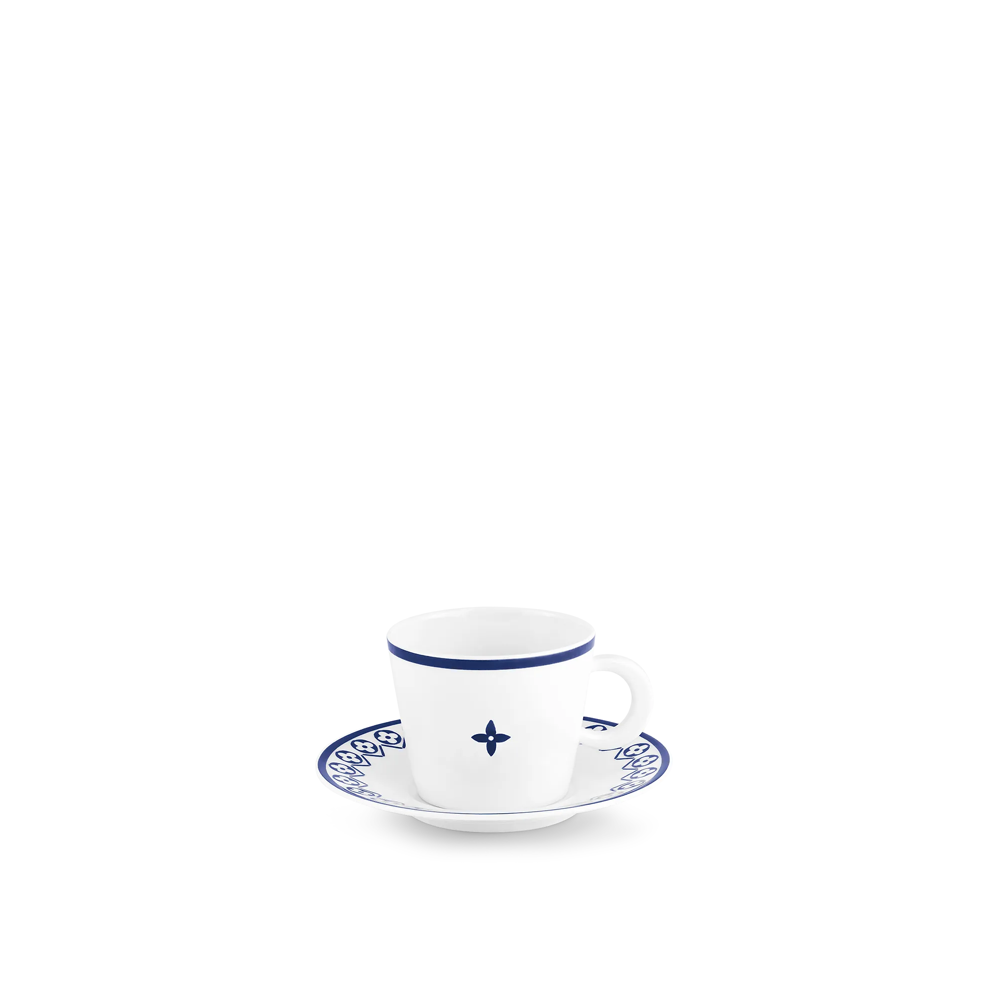 Louis Vuitton Set Of 2 Teacups And Saucers - Art of Living - Home R95655 Blue