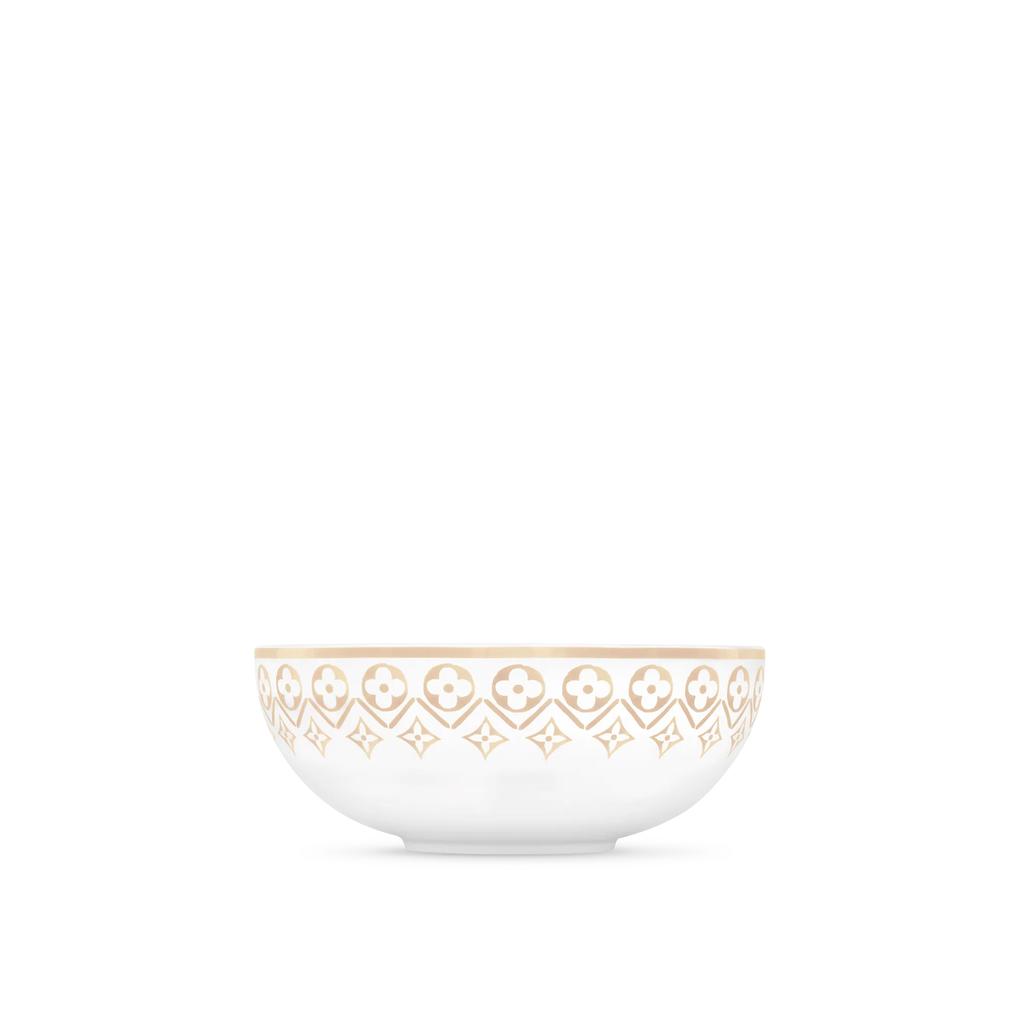 Louis Vuitton Large Bowl Monogram Flower Tile - Art of Living - Home R95757 Beige