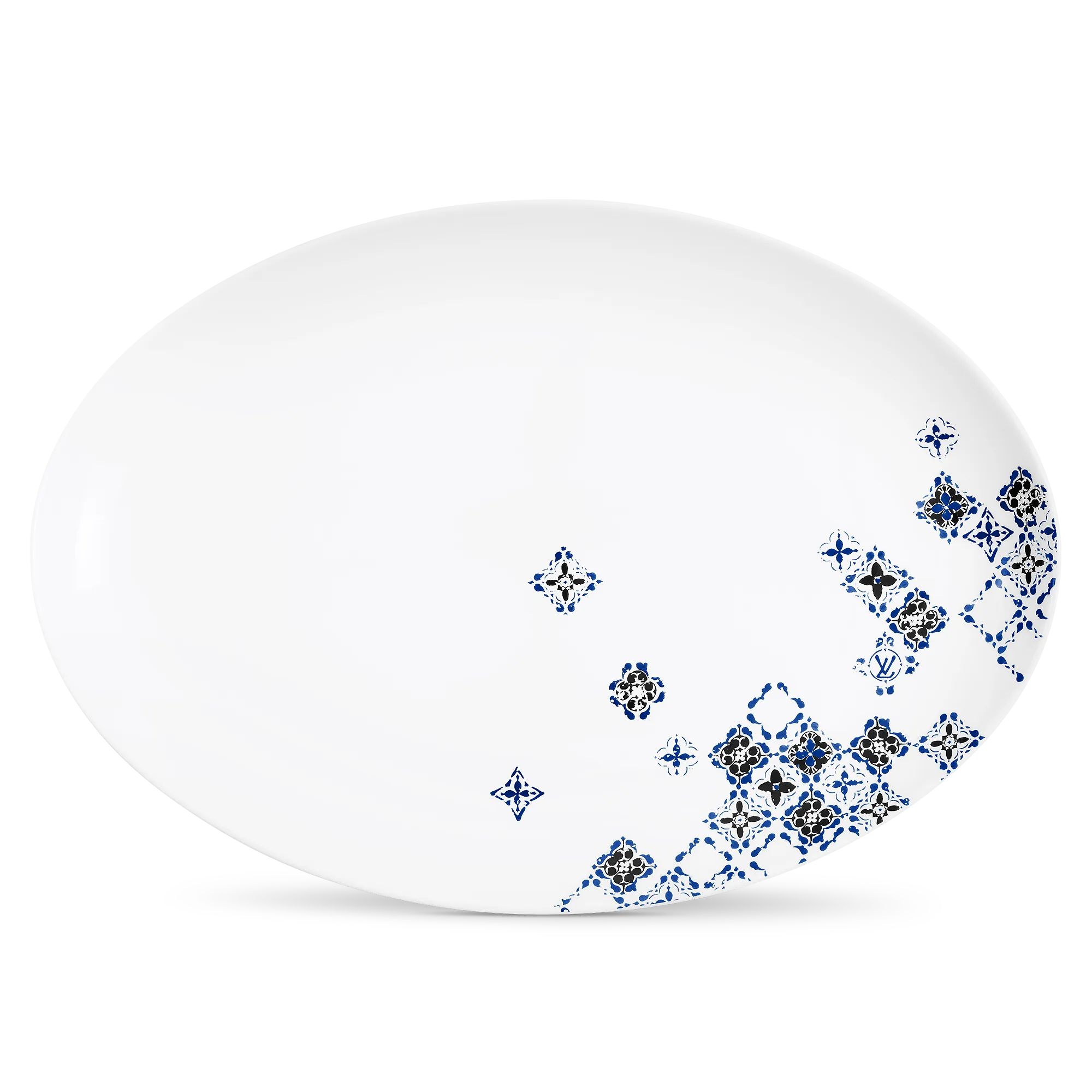 Louis Vuitton Oval Plate LV By The Pool - Art of Living - Home R95826