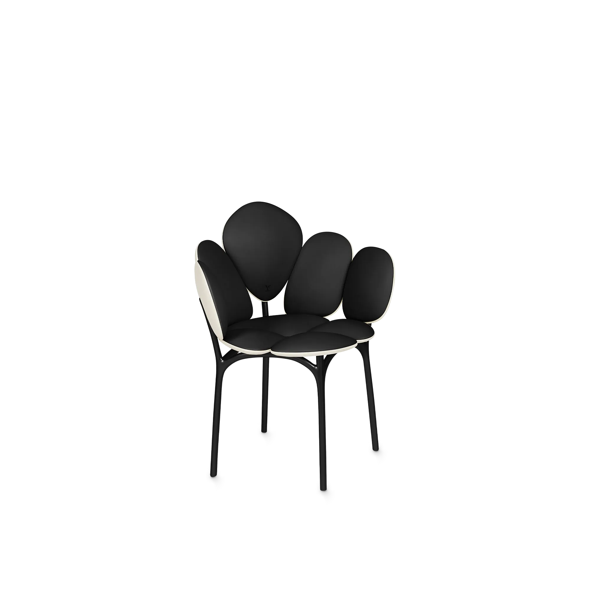 Louis Vuitton Petal Chair by Marcel Wanders - Trunks, Travel and Home - Home and Art of Dining R96333 Black Cream