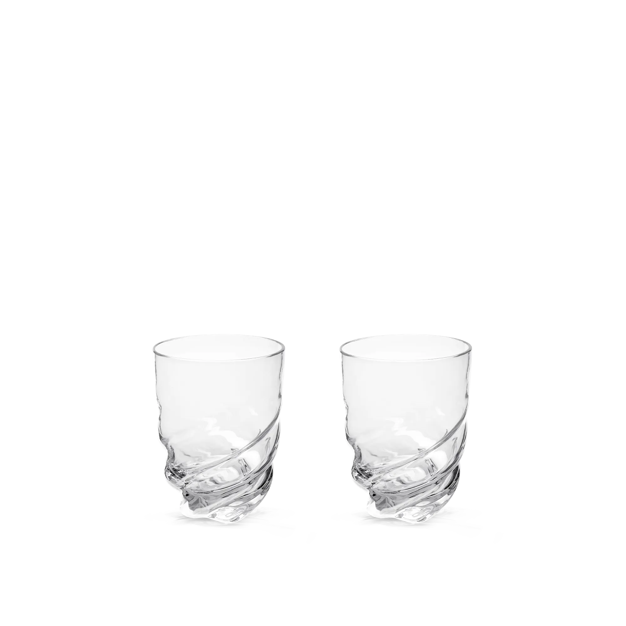 Louis Vuitton Set Of 2 Twist Glasses - Art of Living - Home R96986 Cristal Clear