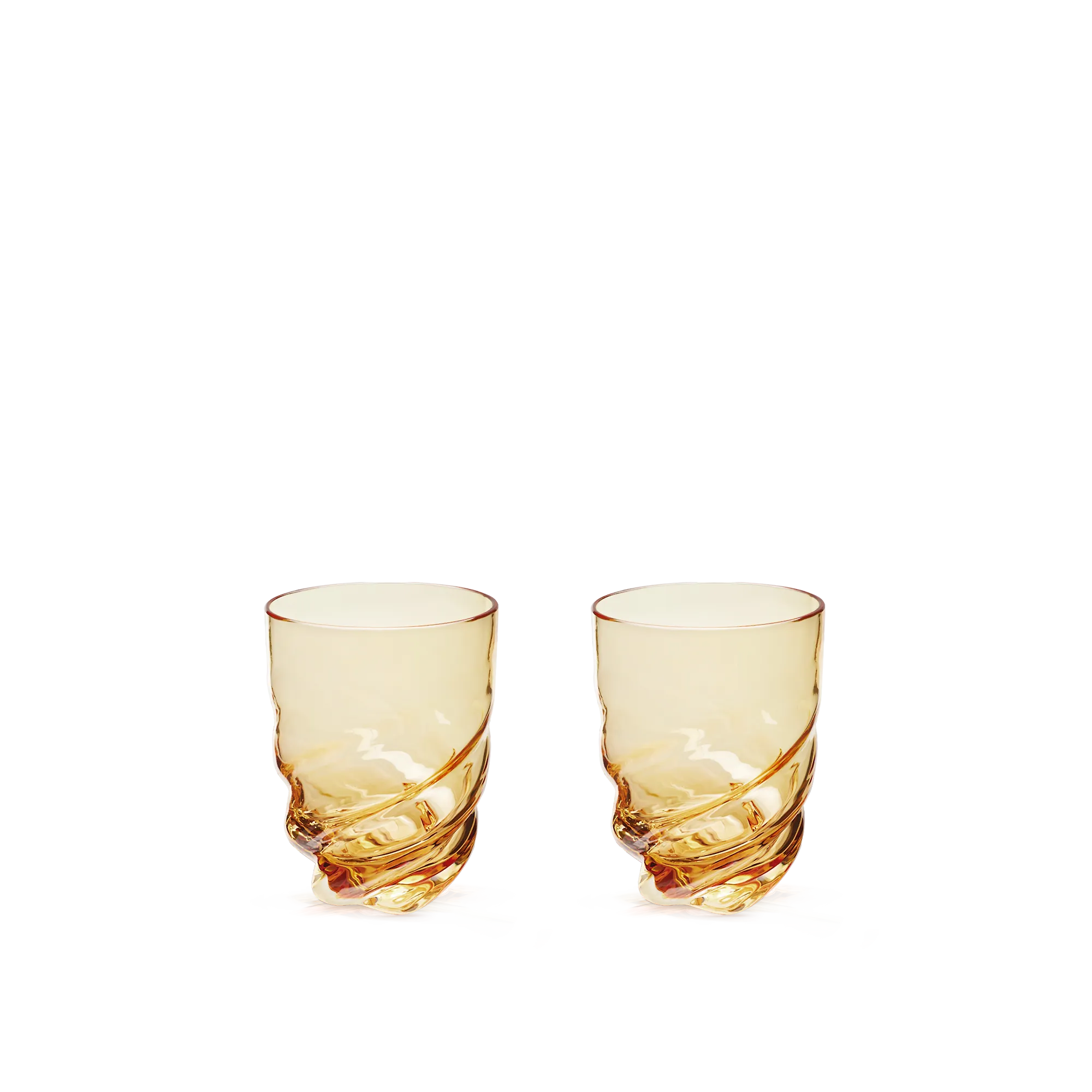 Louis Vuitton Set Of 2 Twist Glasses - Art of Living - Home R96987 Amber