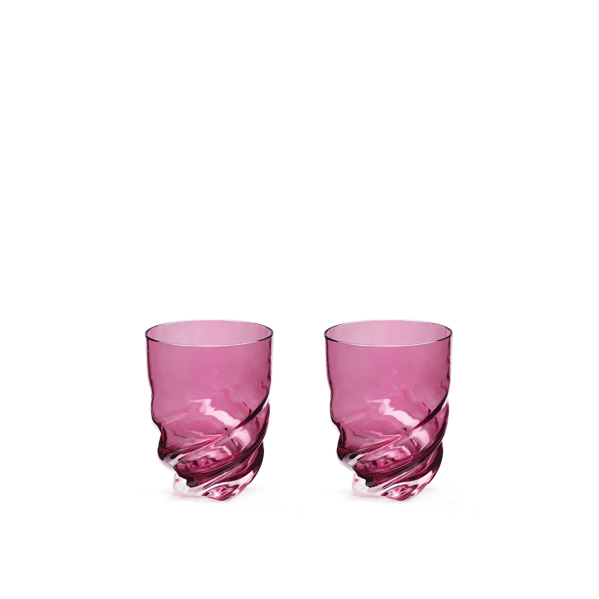 Louis Vuitton Set Of 2 Twist Glasses - Art of Living - Home R96989 Venetian Ruby