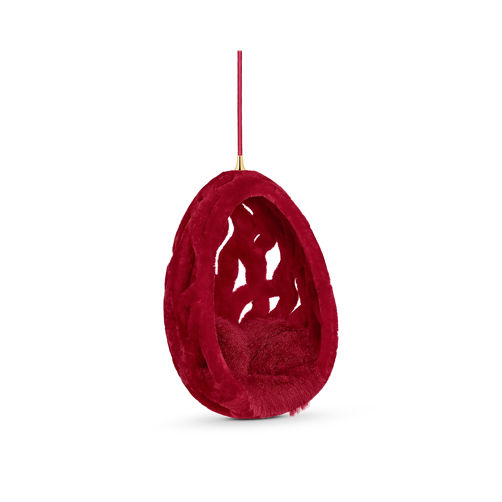 Louis Vuitton Cocoon By Campana Brothers Fur - Art of Living - Home R98357 Red
