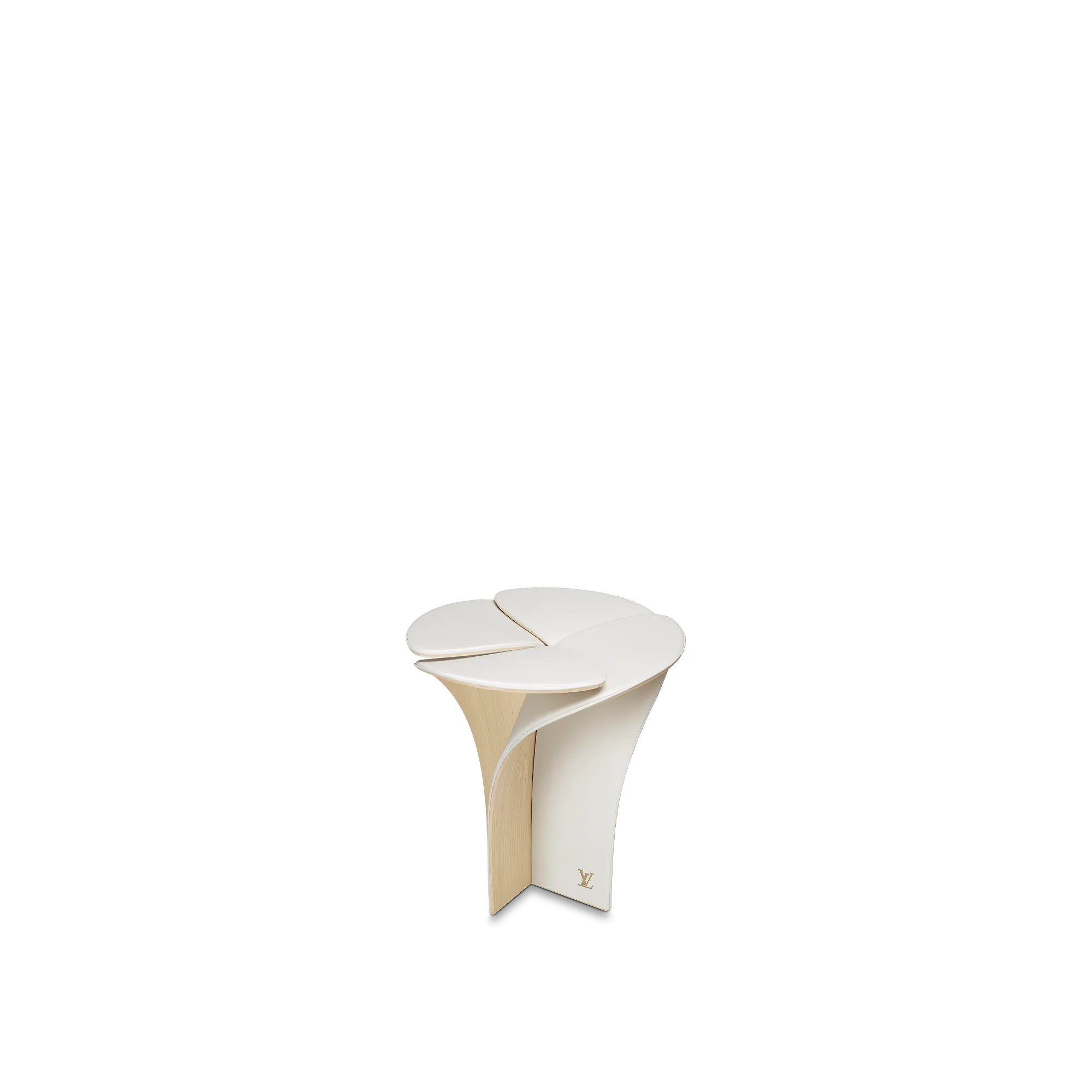 Louis Vuitton Blossom Stool By Tokujin Yoshioka Ash Wood - Art of Living - Home R98507 Milk