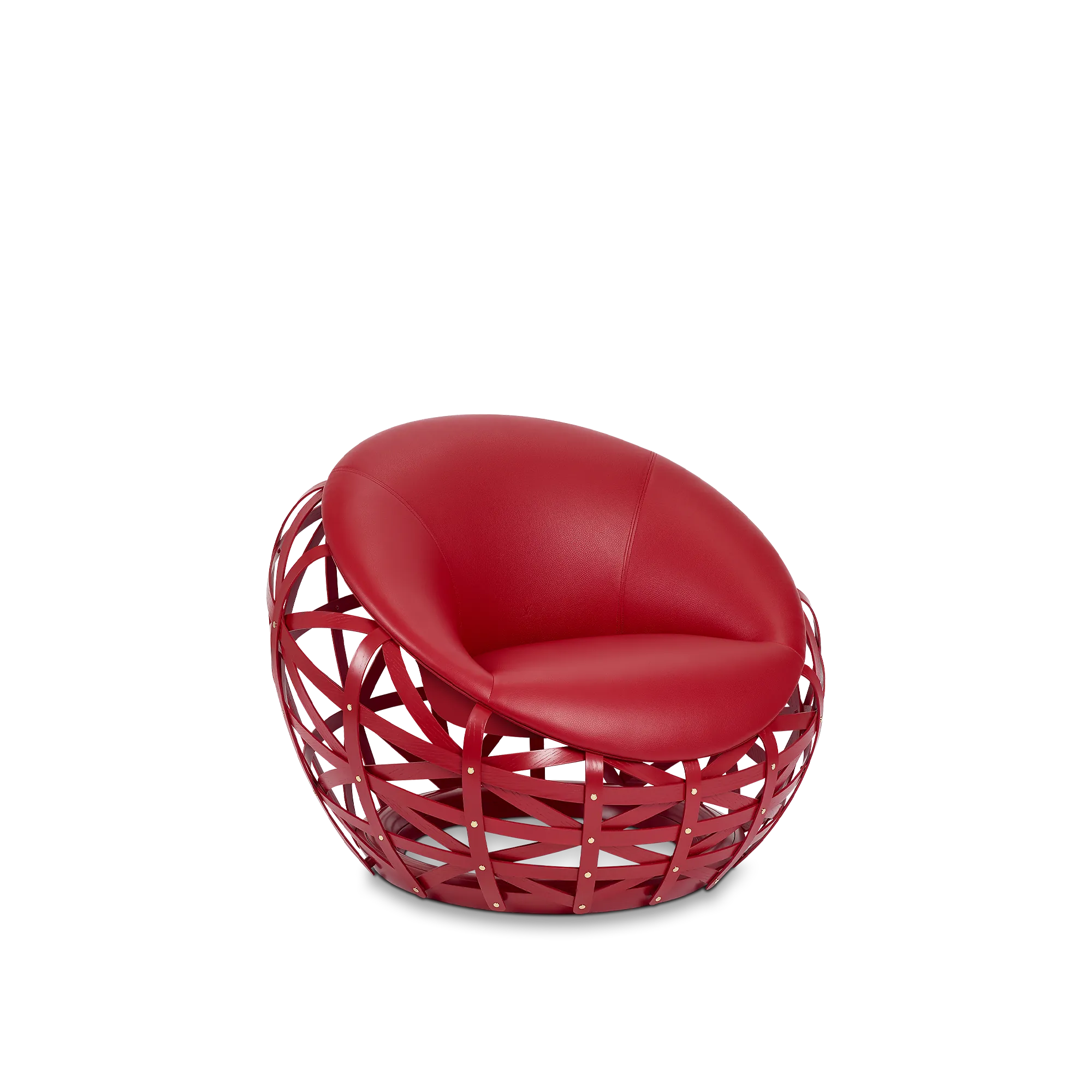 Louis Vuitton Diamond Armchair by Marcel Wanders - Trunks, Travel and Home - Home and Art of Dining R98562 Red