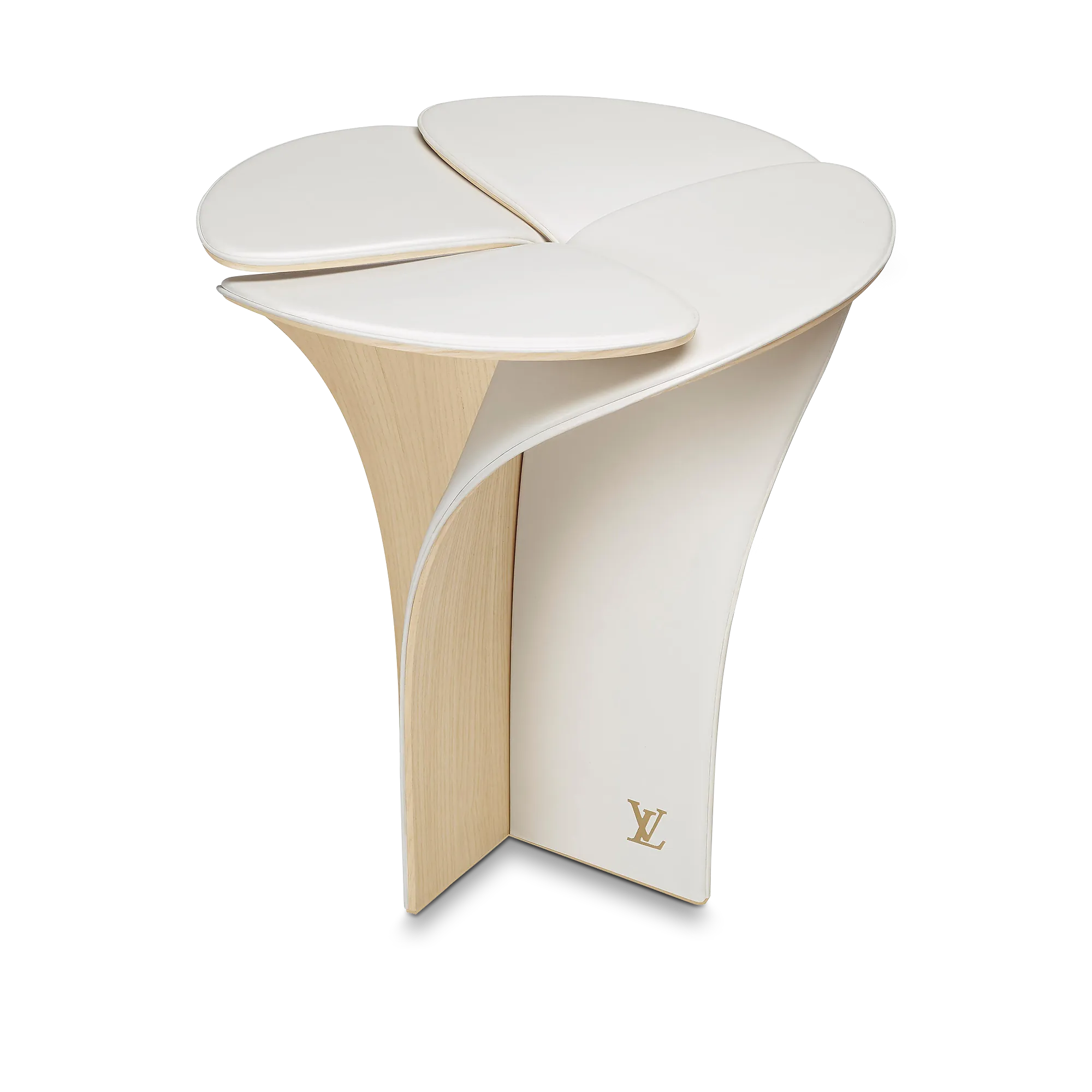 Louis Vuitton Blossom Stool By Tokujin Yoshioka Other Leather - Trunks, Travel and Home - Home and Art of Dining R99430 White